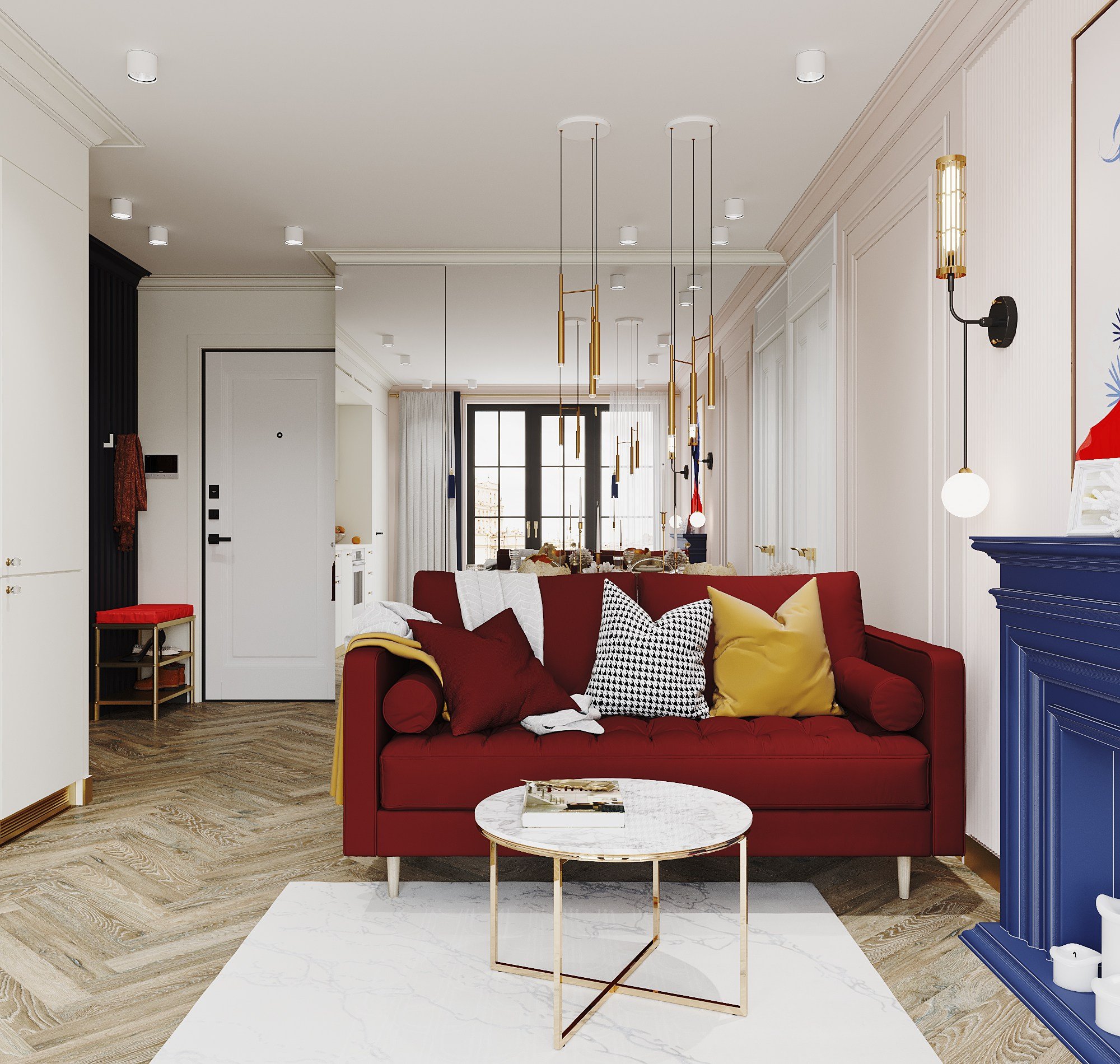 Квартира для девушки. Москва. Дизайнер интерьера Троилова Арина