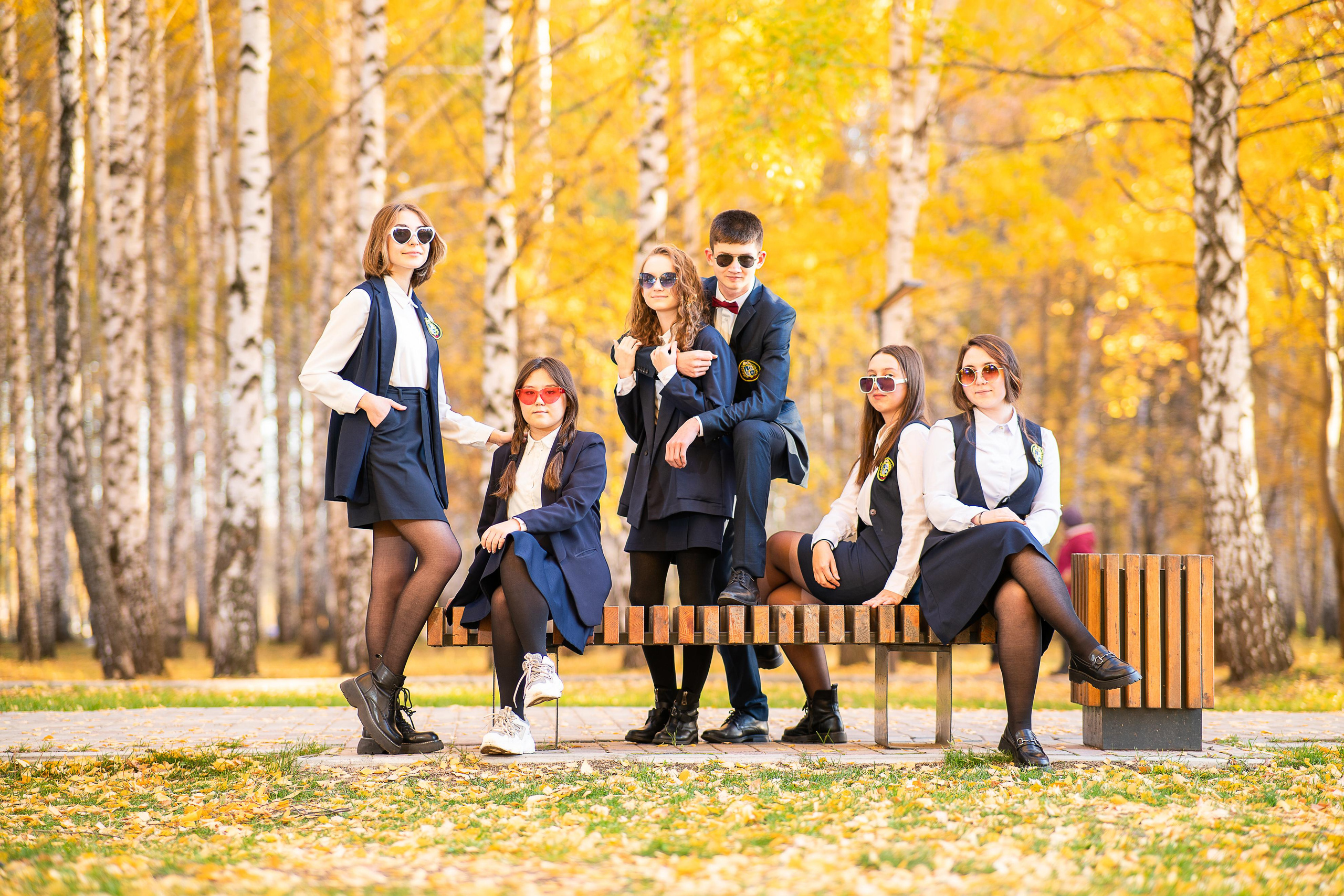 Выпускная фотосессия на природе. Выпускные альбомы Нижнекамск Набережные Челны Фотостудия Небо