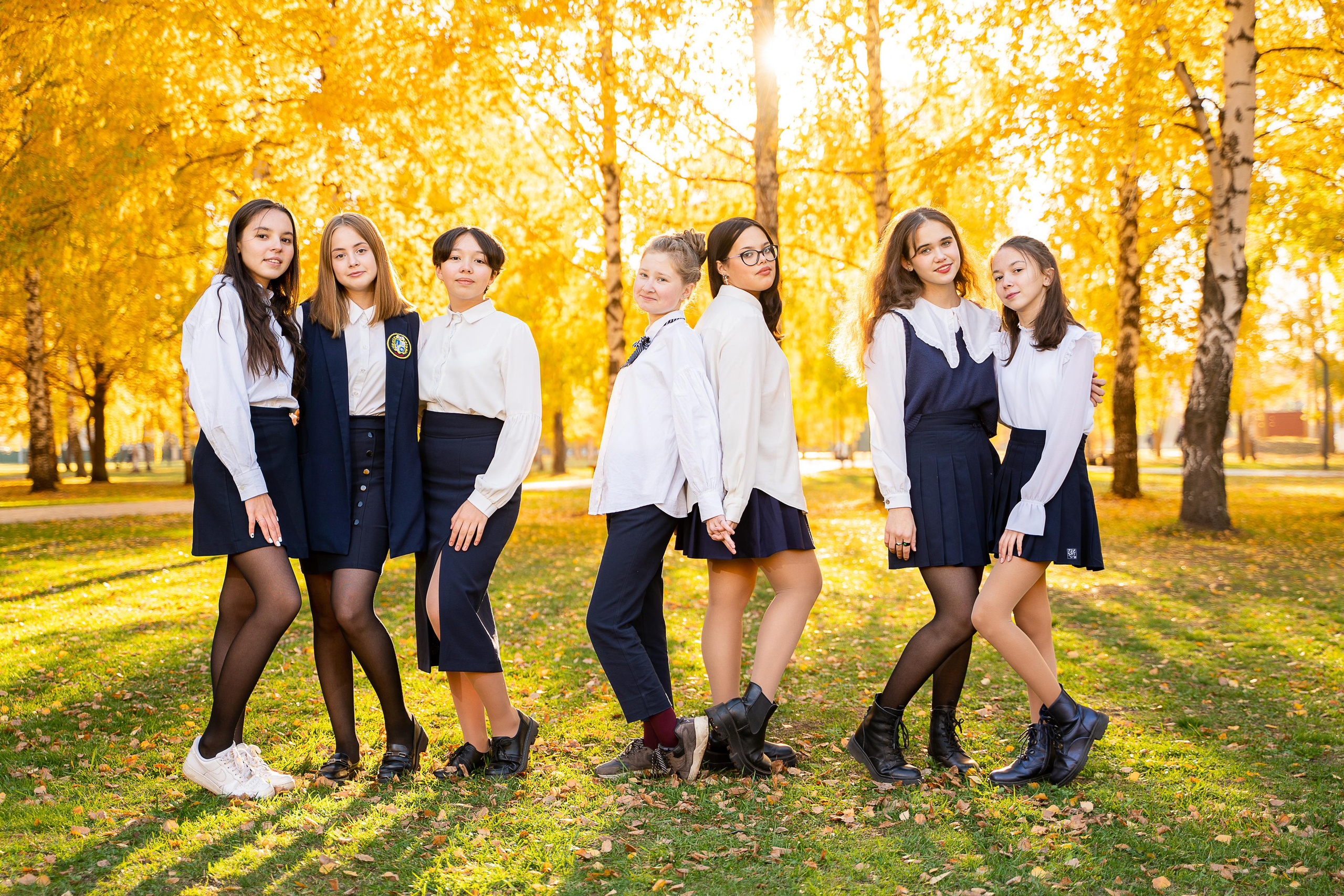 Выпускная фотосессия на природе. Выпускные альбомы Нижнекамск Набережные Челны Фотостудия Небо