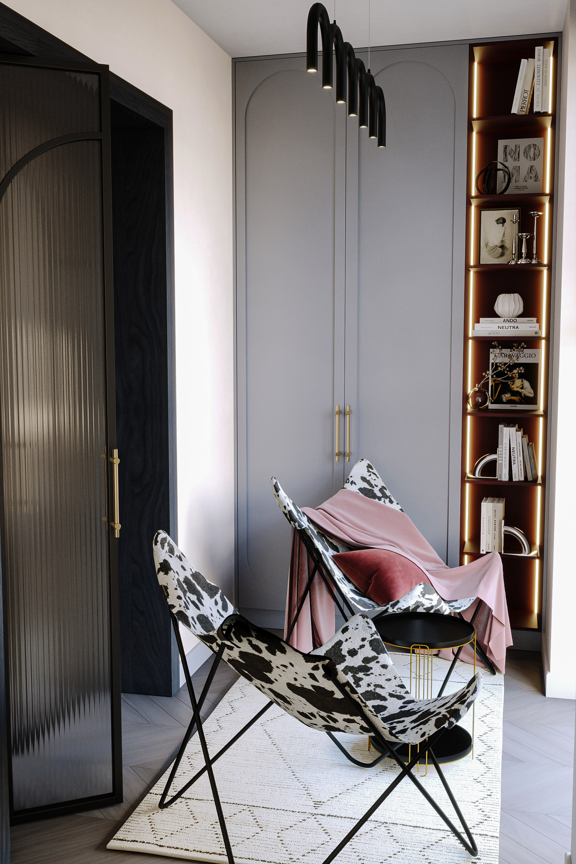 Яркая квартира. Stone Alina Интерьерная визуализация