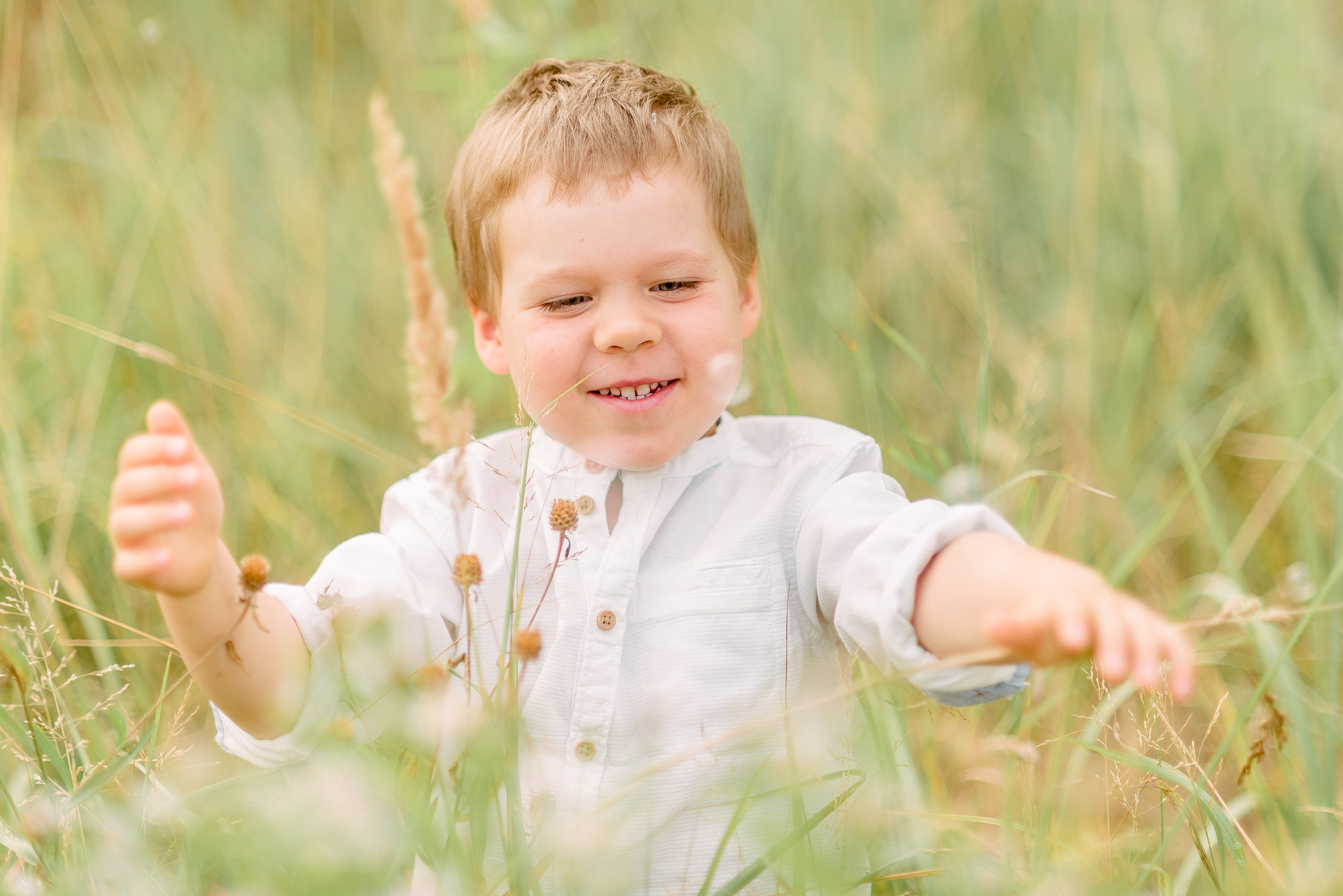 В поле. Фотограф Юлия Попова