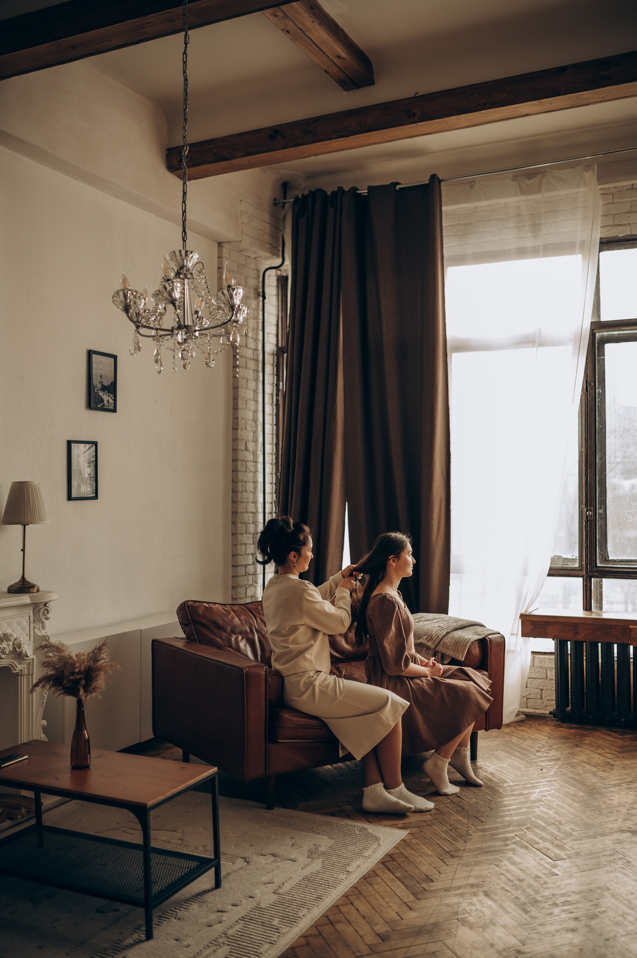 Уютная семейная съёмка в студии. Семейный фотограф в Домодедово и Москве Елена Пичугина