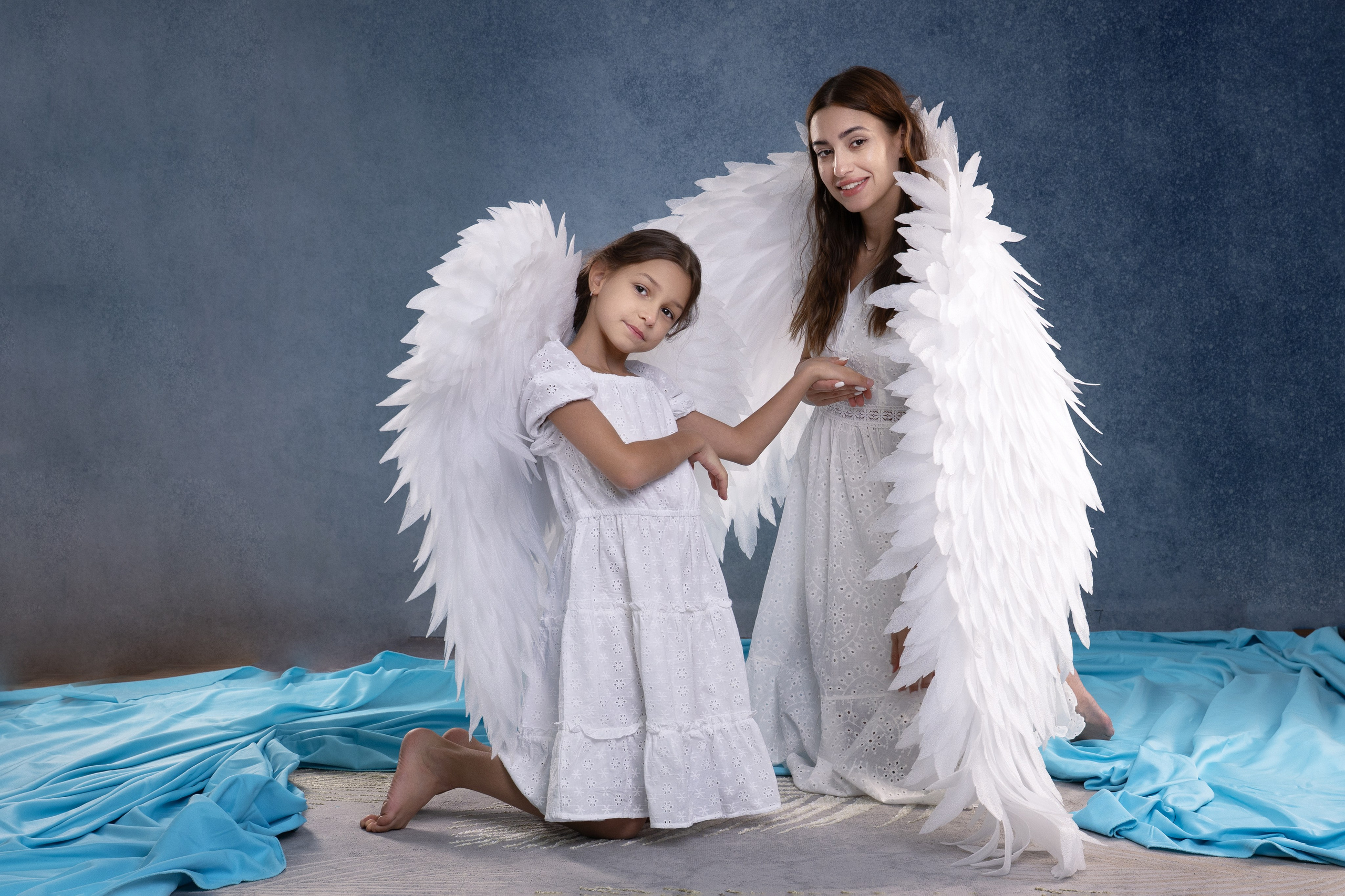 Ангельская сьемка (мама-дочь). Главная