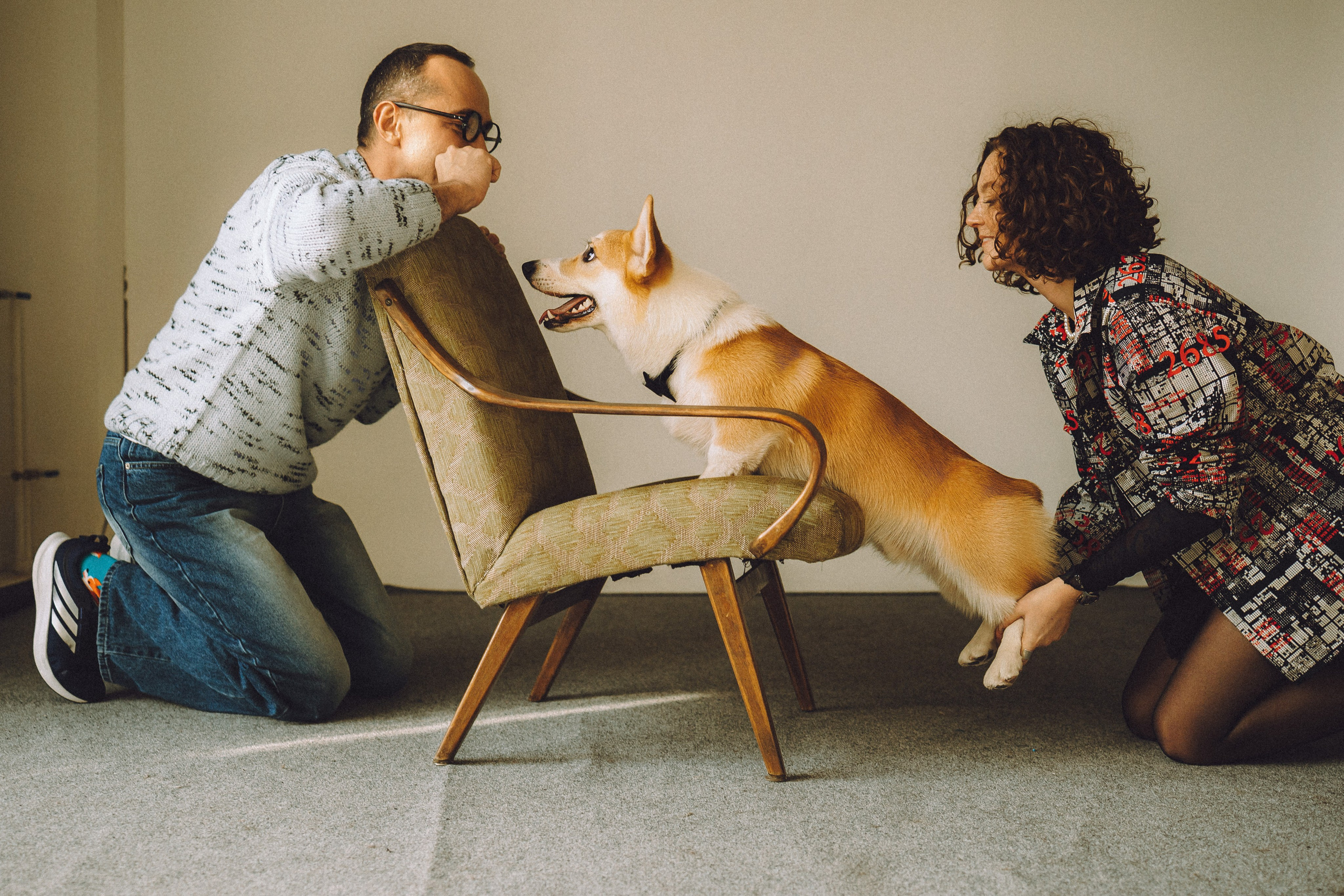 Наталья, Евгений и Мерлин