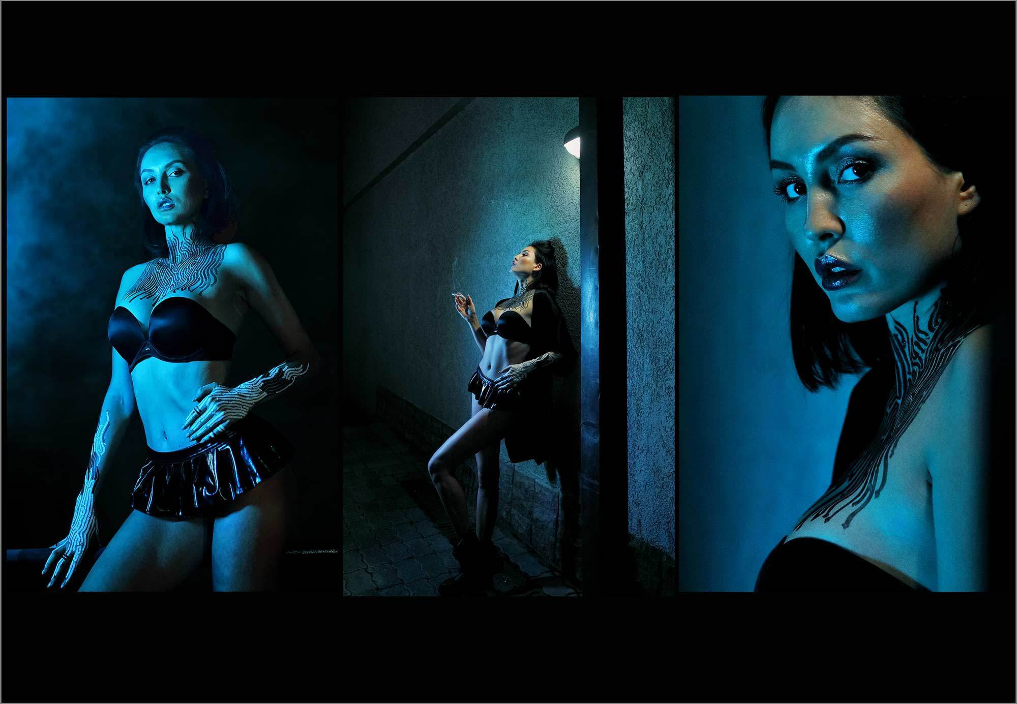 каллиграфия по телу, ночной стрит стайл