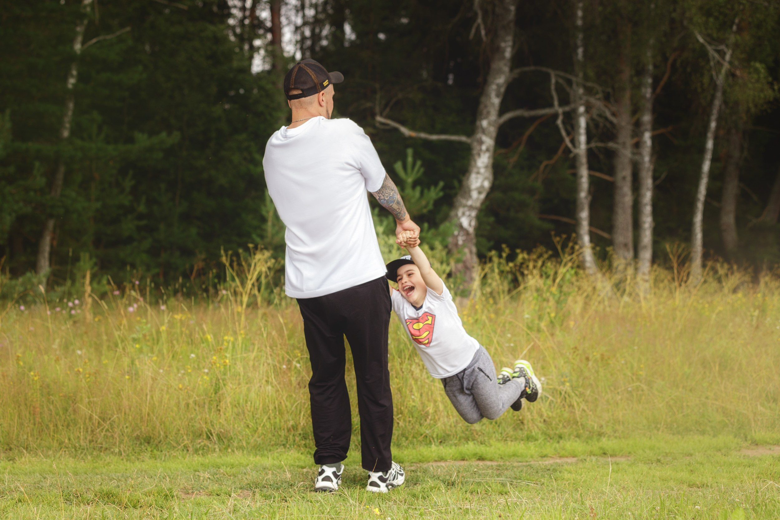 Буся и его семья. Семейная фотосессия на природе. Фотограф-анималист в Калуге Мария Шерскова