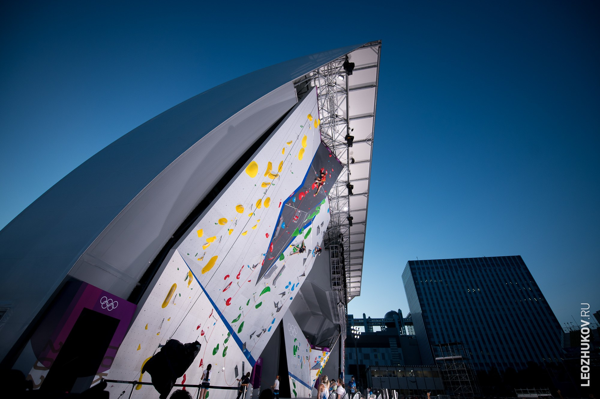 Tokyo-2020 Olympic games. Sports photographer Leonid Zhukov