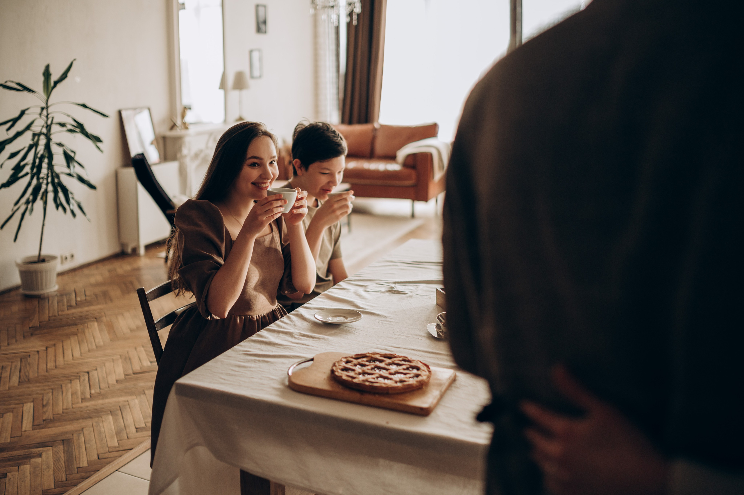 Уютная семейная съёмка в студии. Семейный фотограф в Домодедово и Москве Елена Пичугина
