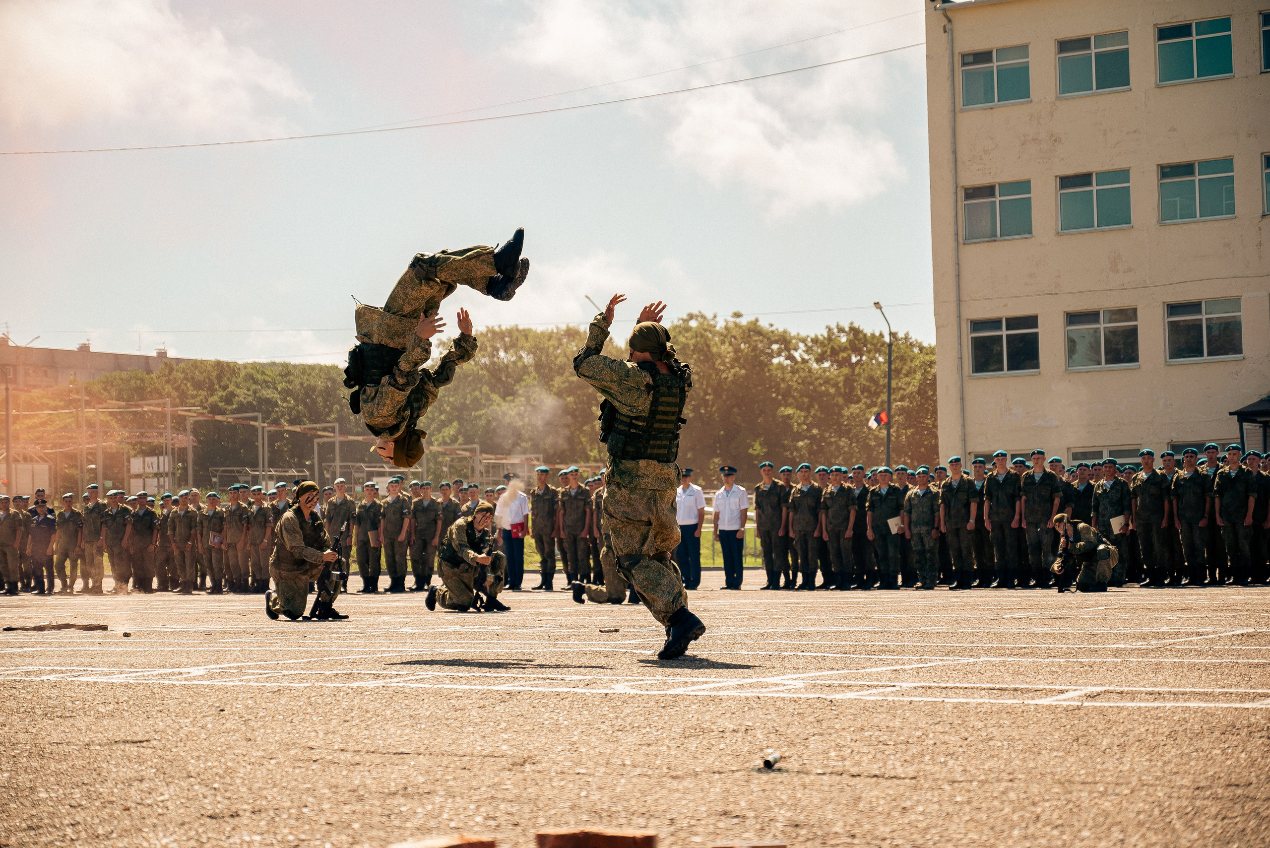 День ВДВ в г. Уссурийске