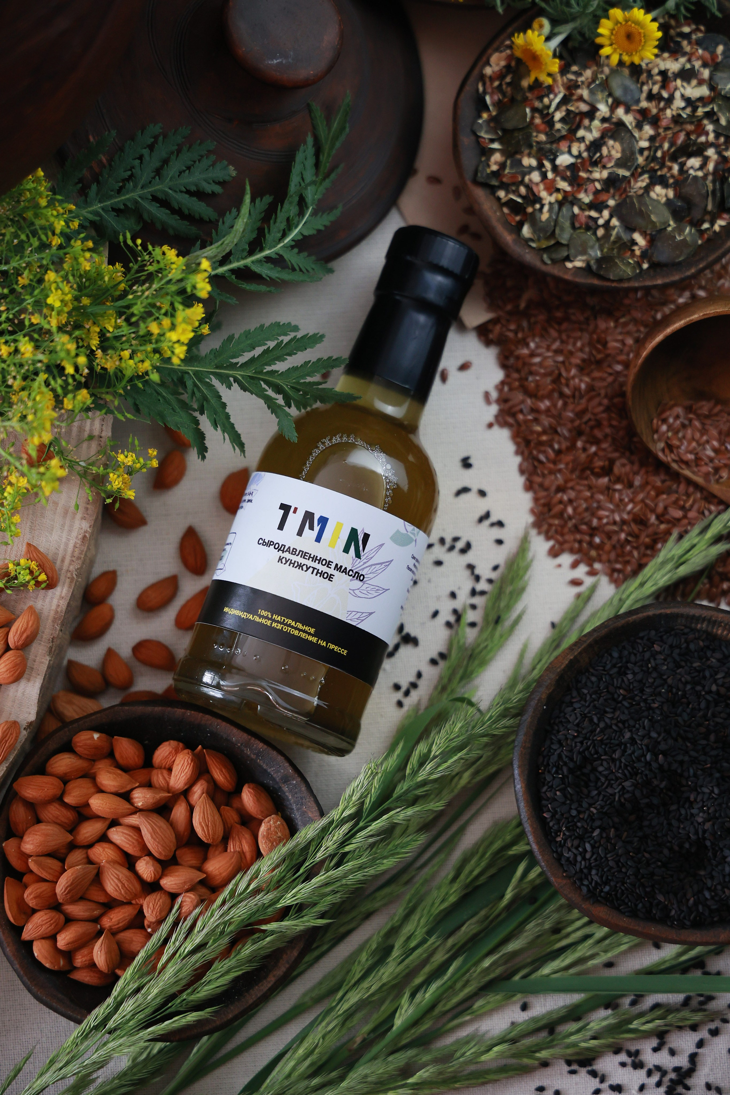 Масла холодного отжима «Tmin». Фотограф, видеограф