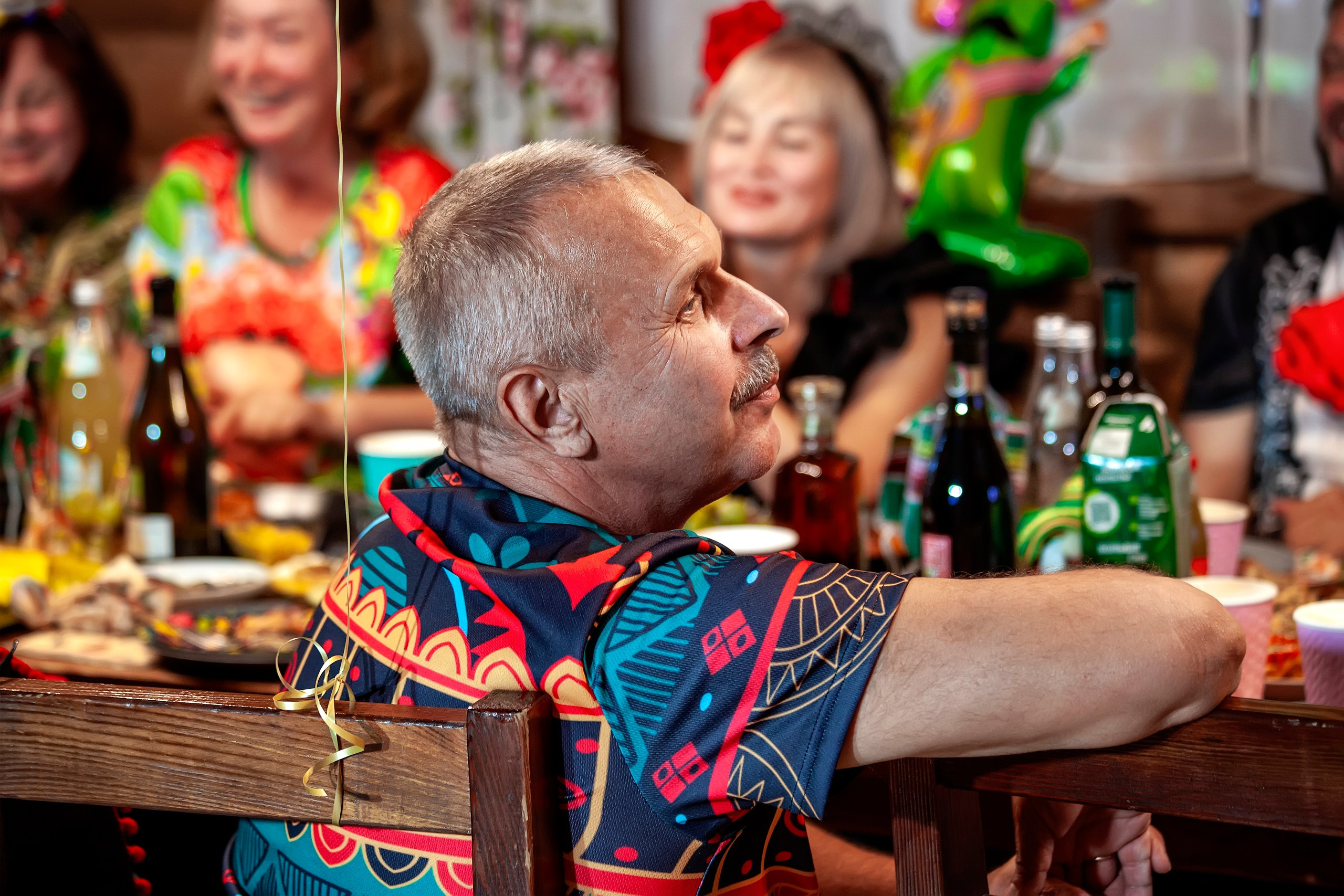 Портрет мужчины на юбилее - фотограф Янкаускене Наталья