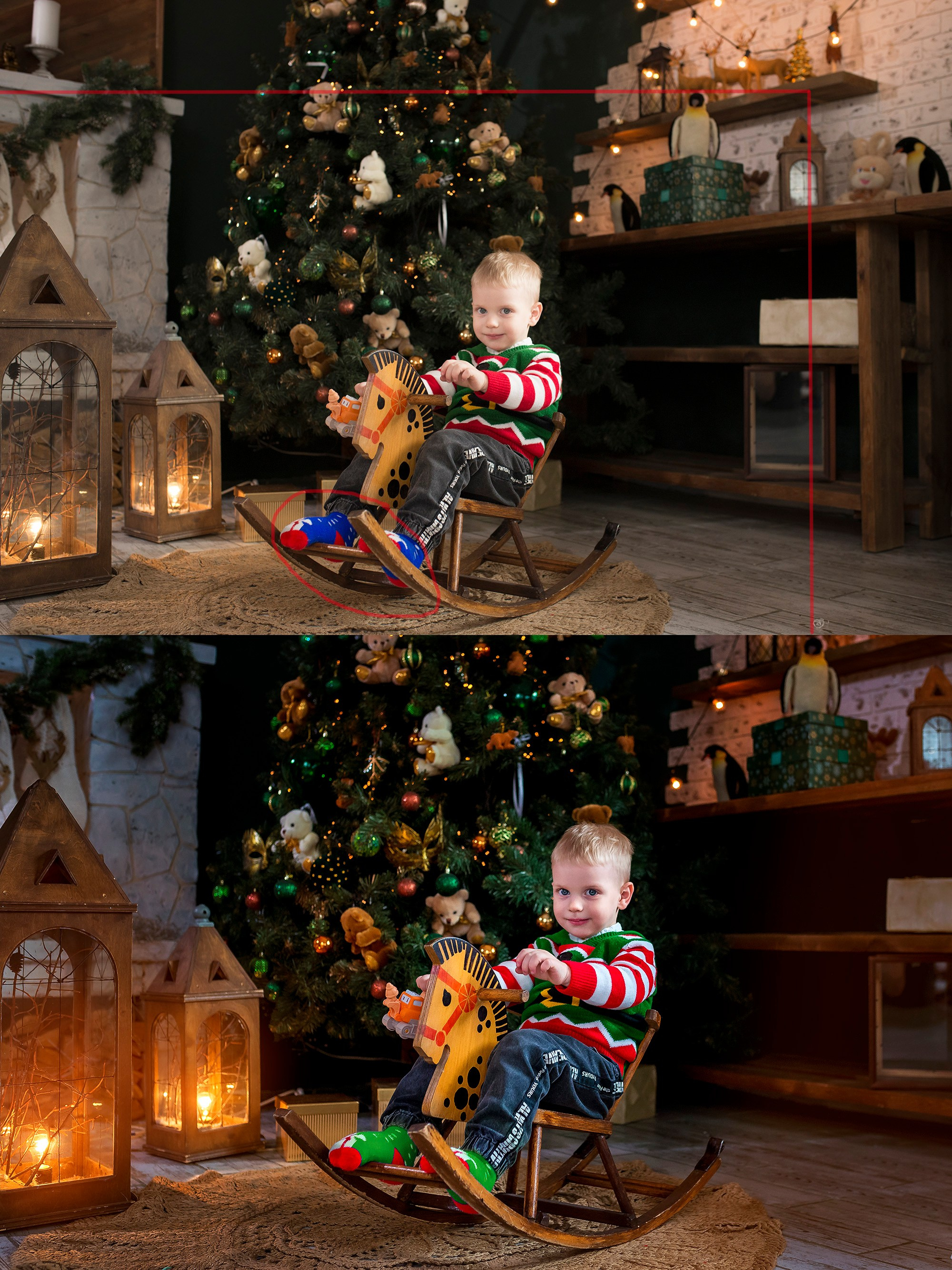 Ретушь фото до и после. Женский фотограф Крещение Венчание Москва Брянск