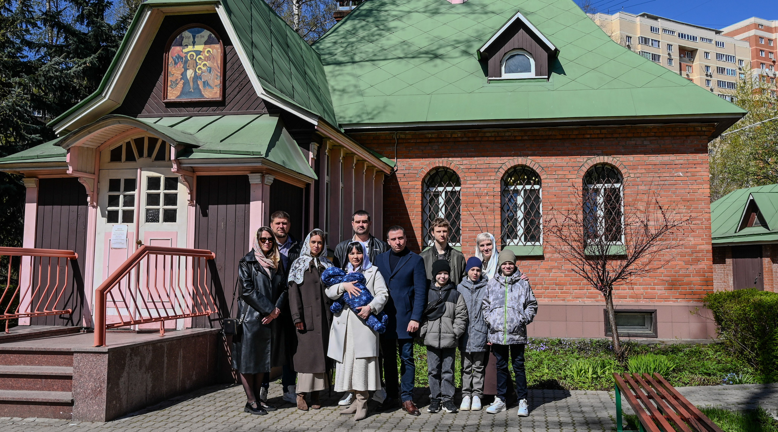 Крещение Бутово. Семейный и детский фотограф Москва