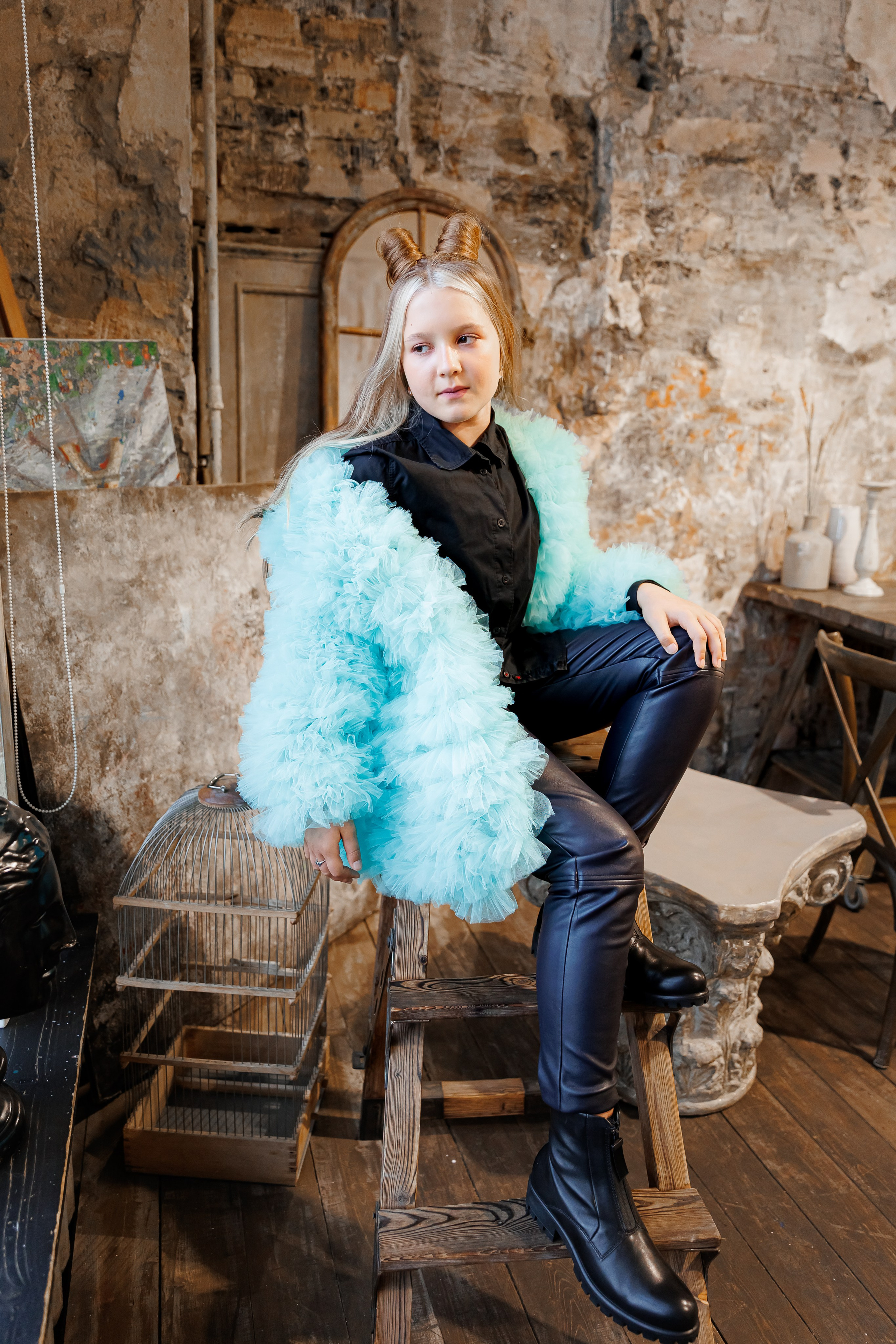 Студийная съёмка для вокальной студии «Звёздочка». Семейный и детский фотограф Комина Елена, Власиха, Одинцово