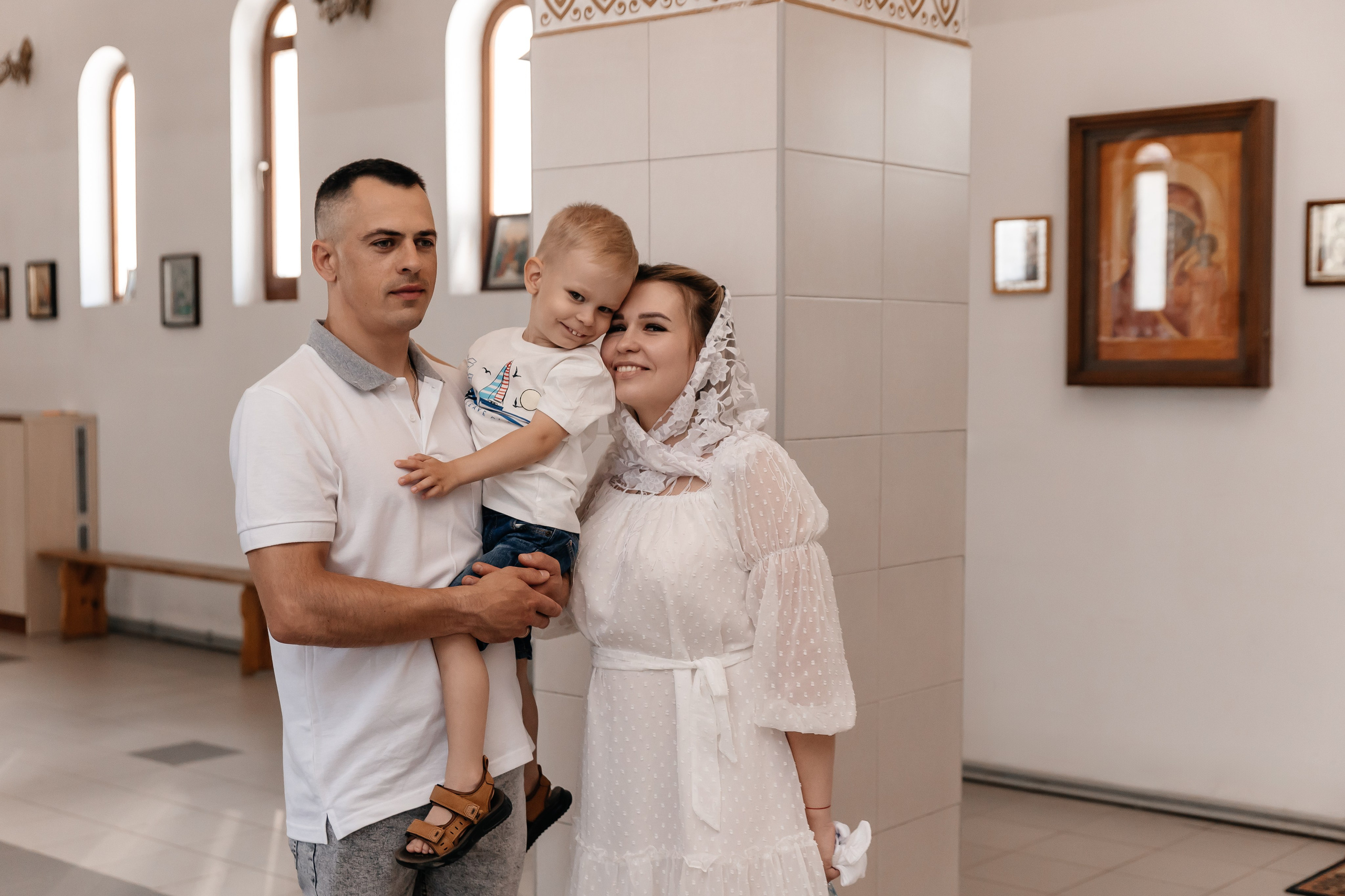 Крещение Ксении. Семейный фотограф Минск Усова Ольга