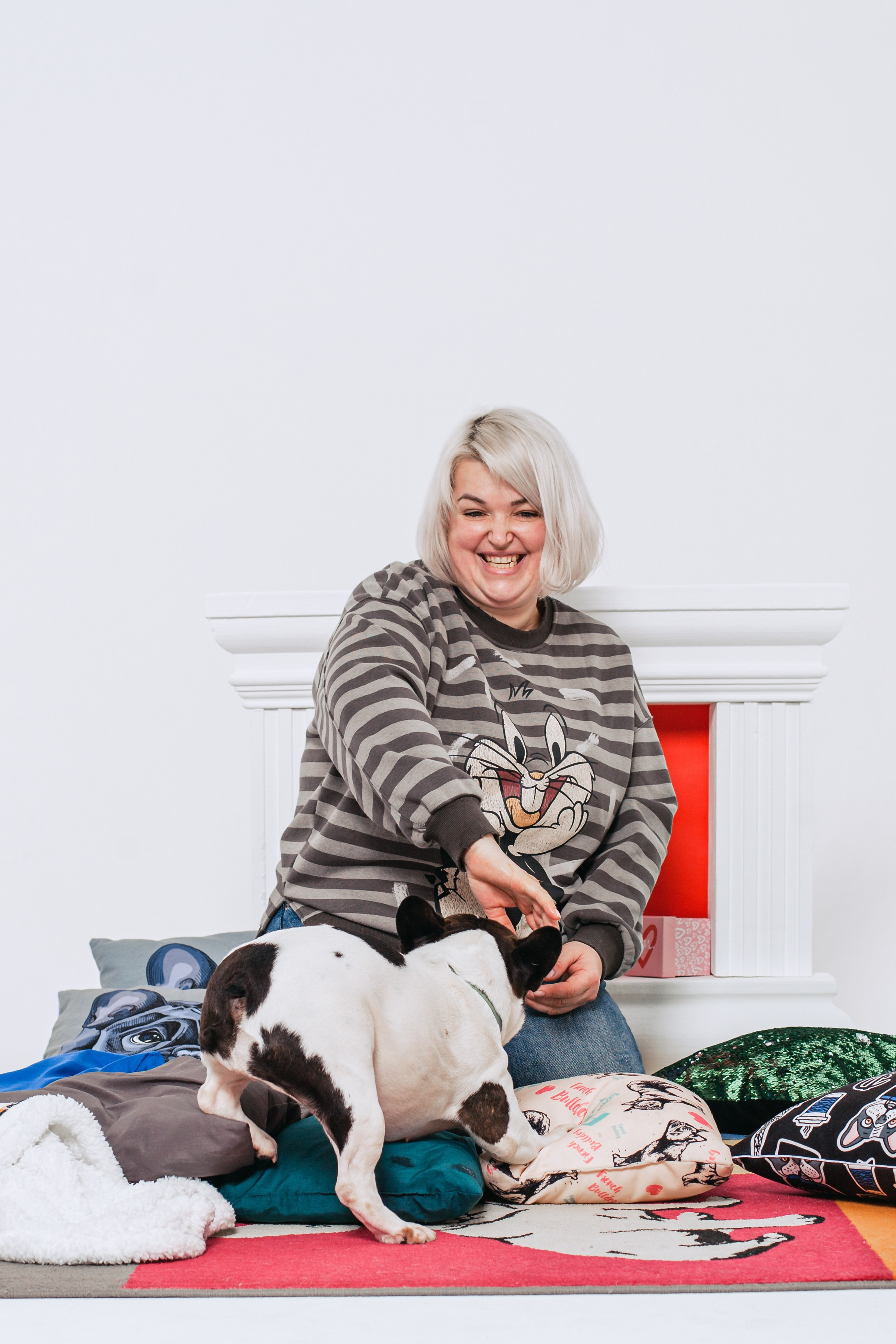 Пижамная вечеринка французских бульдогов и их хозяев. Фотограф-анималист Татьяна Степанова