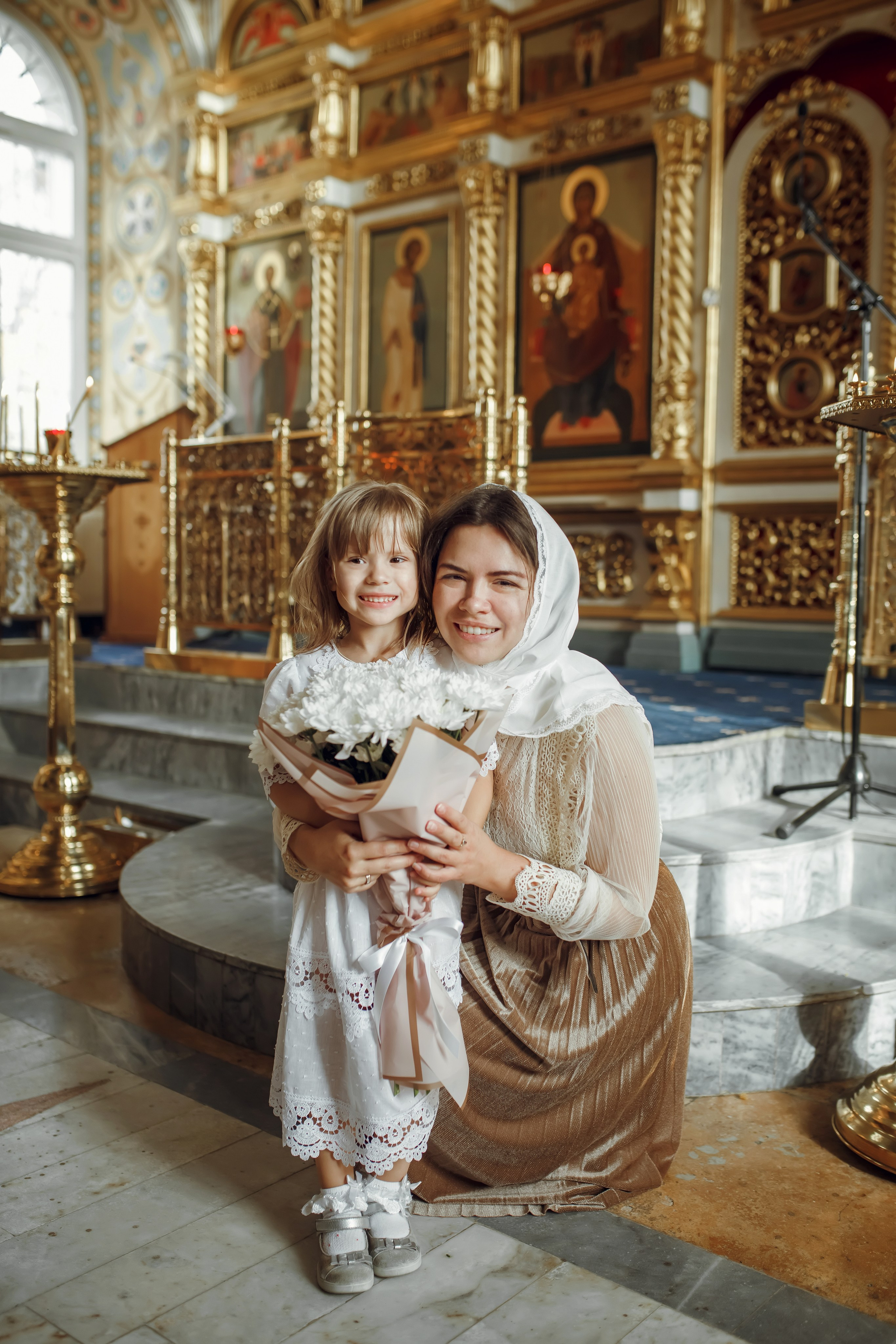 Крещение Мирославы. Фотограф на Крещение, семейный фотограф в Москве