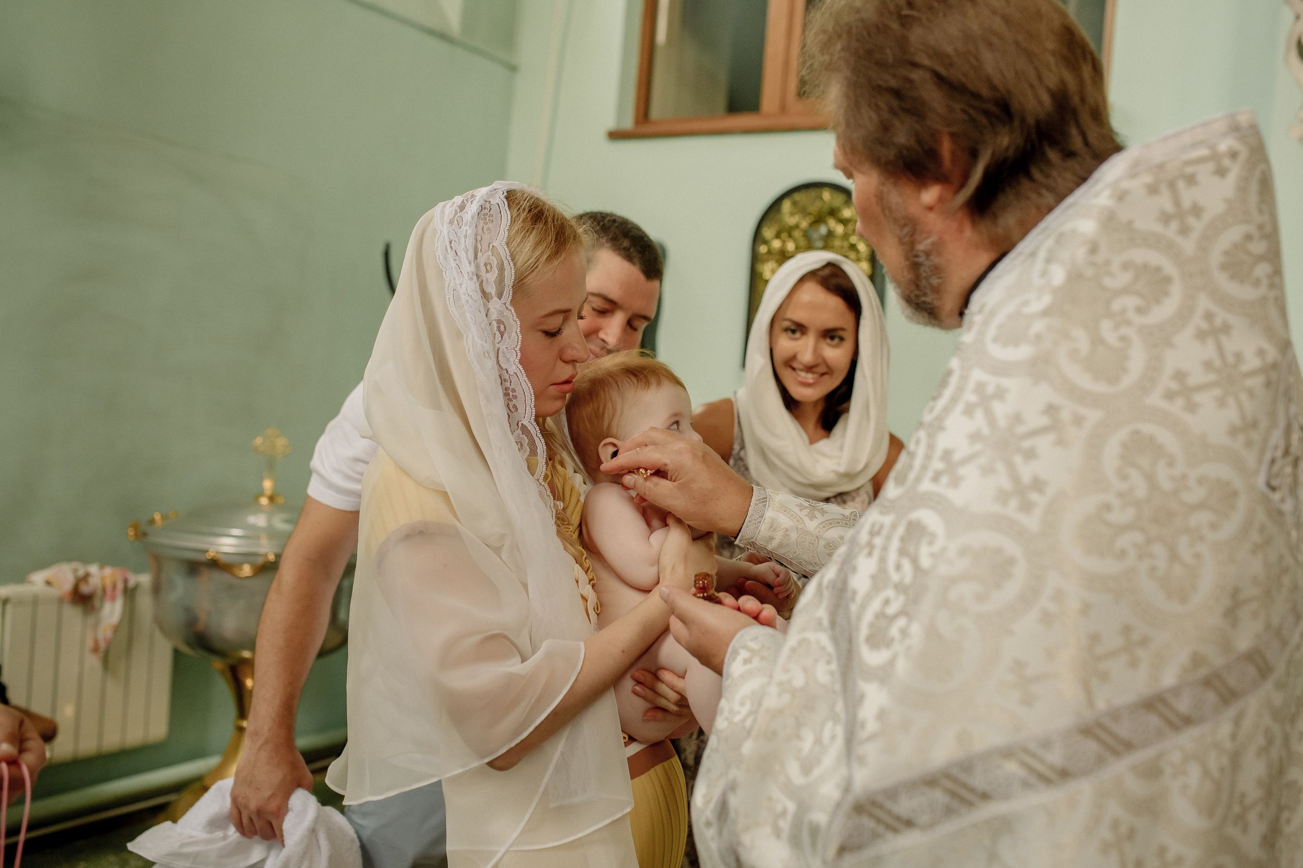 Крещение Юлечки. Фотограф Мария Стрелкова