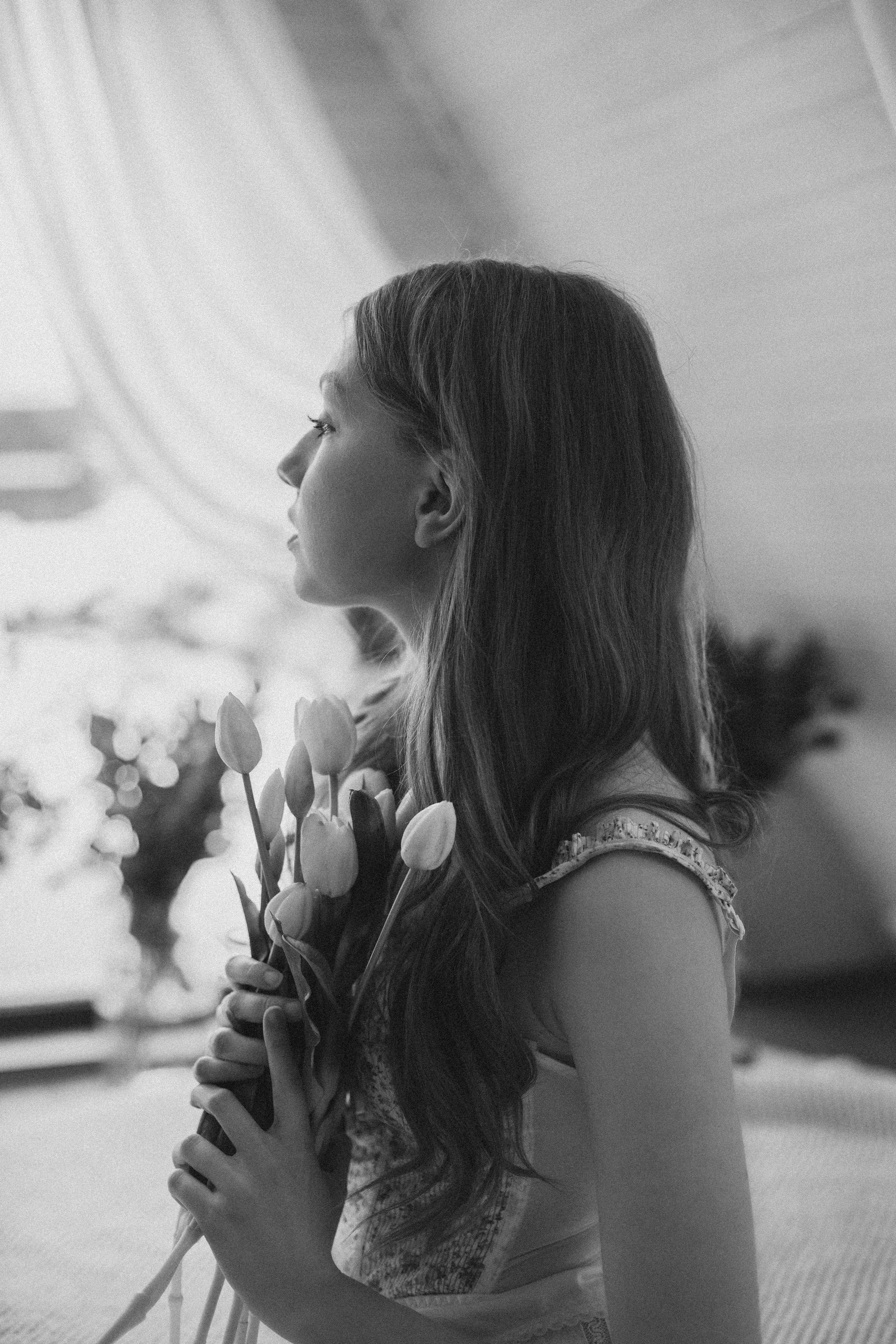 Анжелика в нежной и весенней фотосесии. Семейный и детский фотограф в Сергиев Посаде, Хотьково Якимчук Любовь