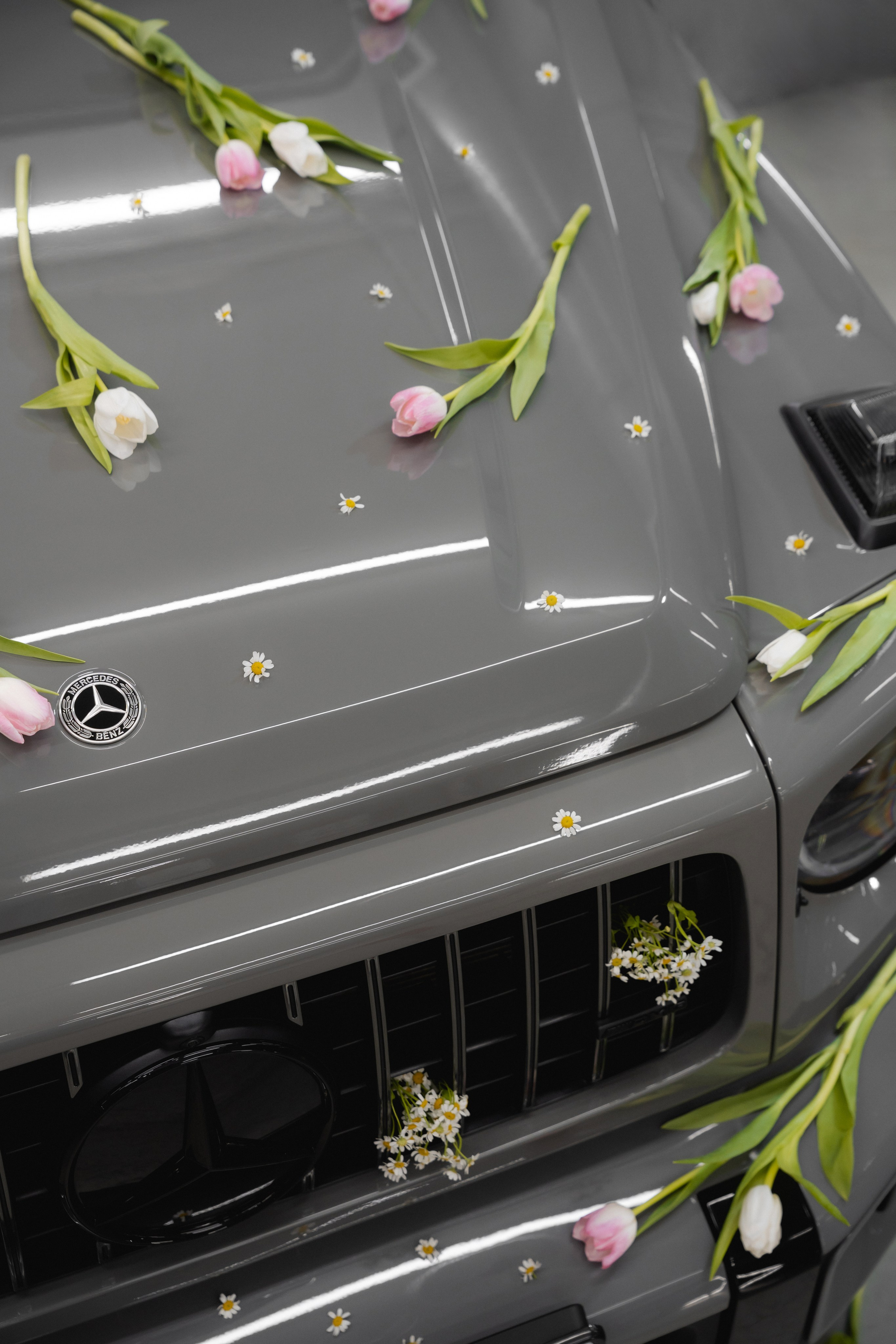 Floral Mercedes G-wagen. Автомобильный фотограф и видеограф в Новосибирске|Александра Косухина