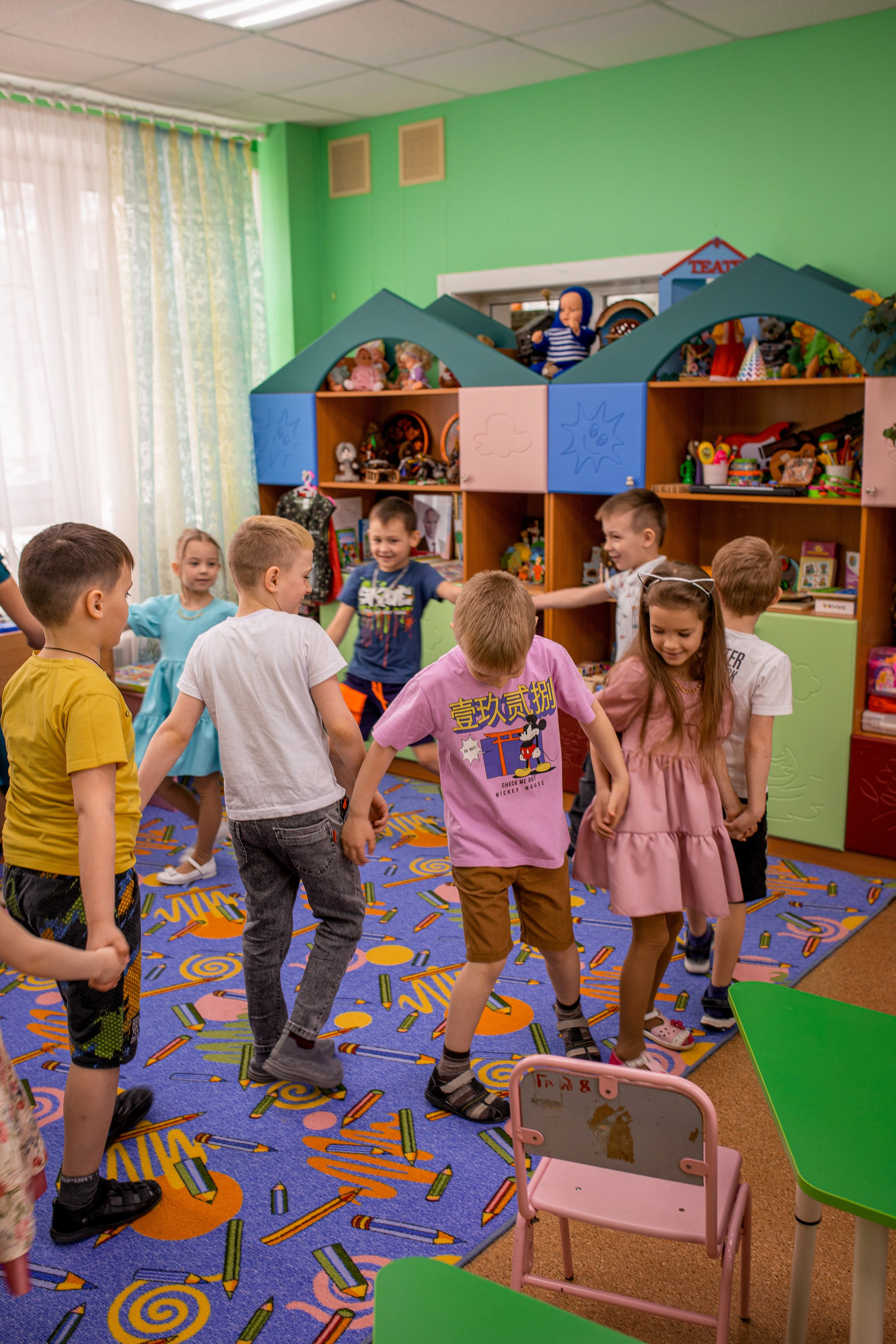 Степа, Даша и Алиса в детском саду. Семейный и детский фотограф город Тында Дарья