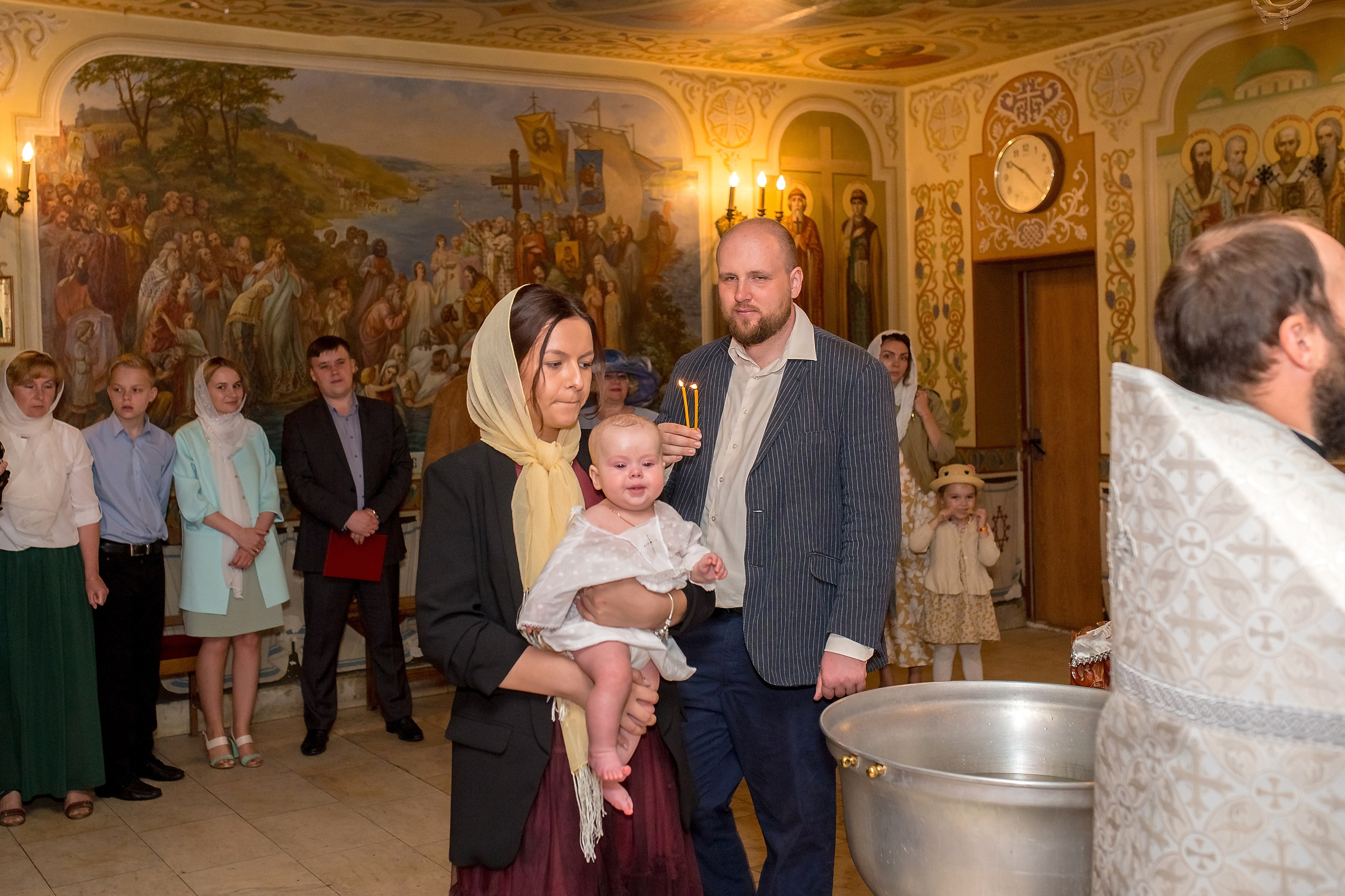 Крещение в Тропарёво. Фотограф Владимир Артамонов