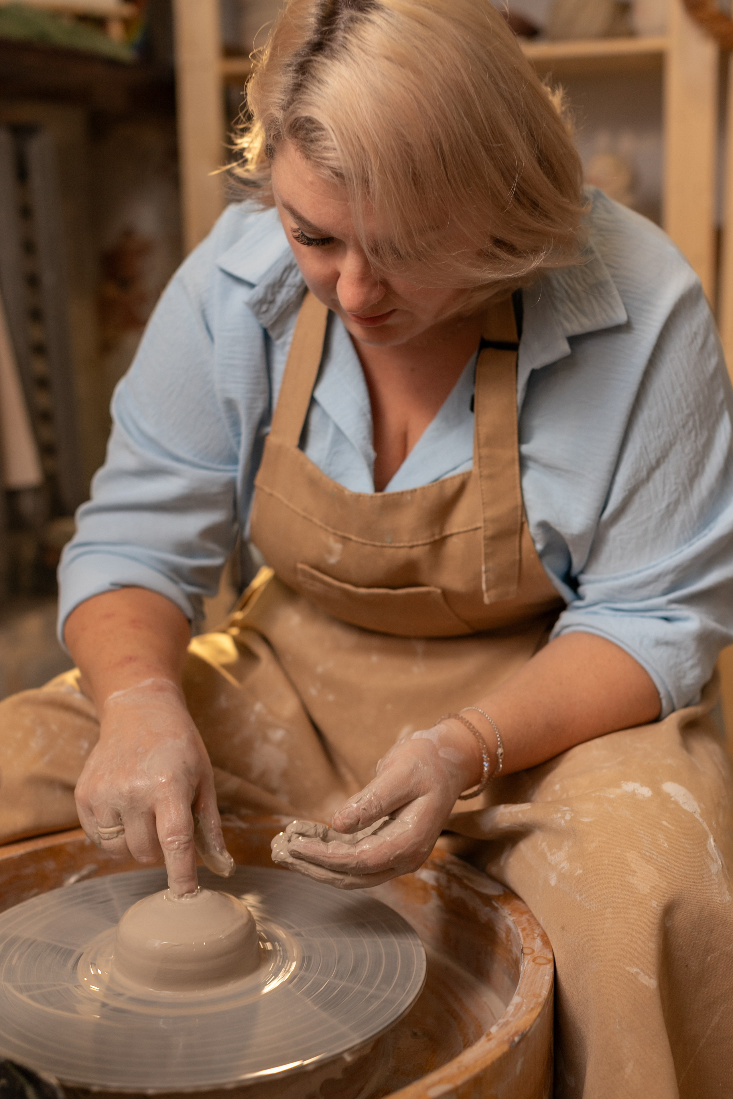 Гончарный МК Ирина и Юлия. Семейный и детский newborn фотограф в Ростове-на-Дону Наталья Лебедева