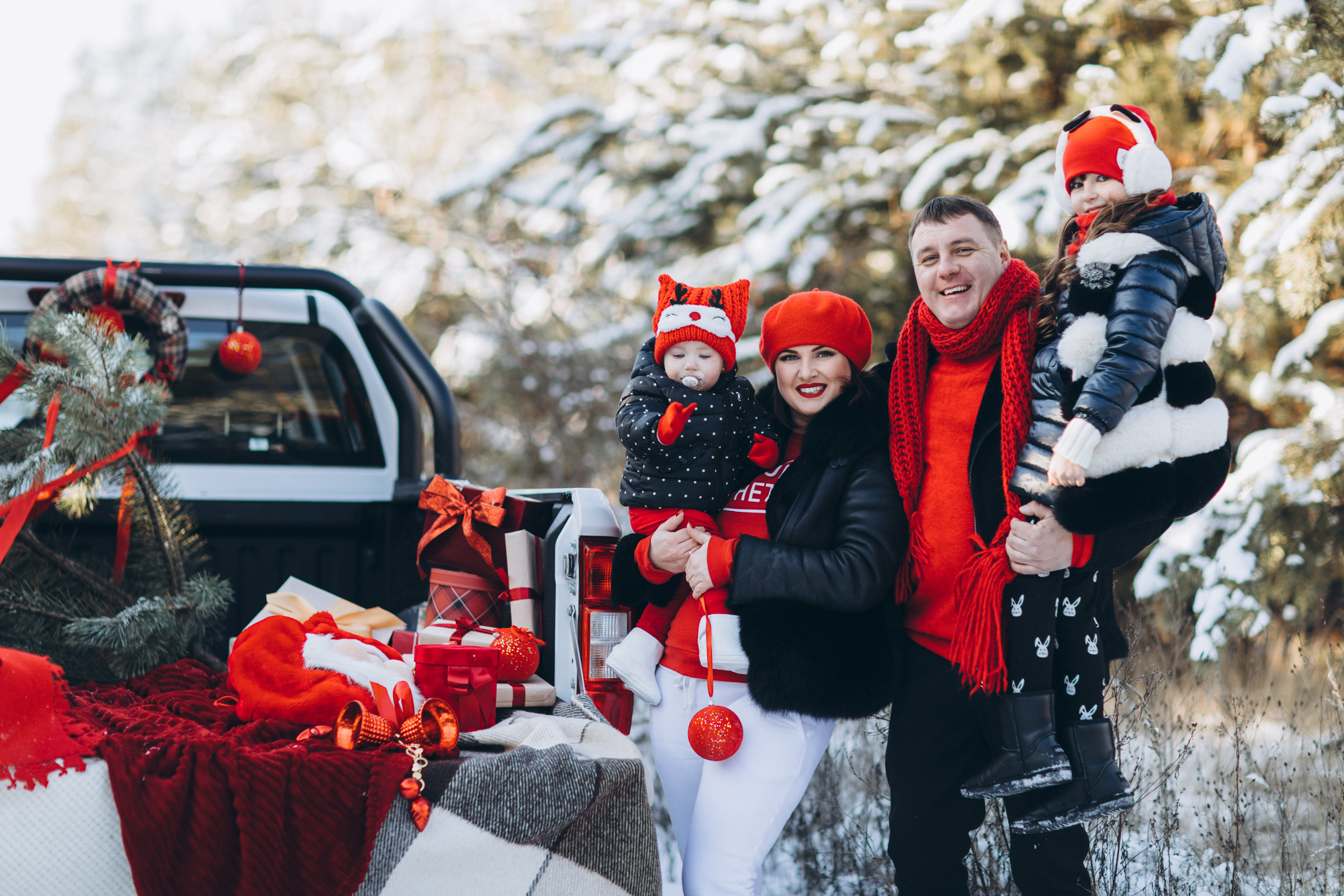 Семья и Новый Год. Семейный фотограф Оля Гладченко