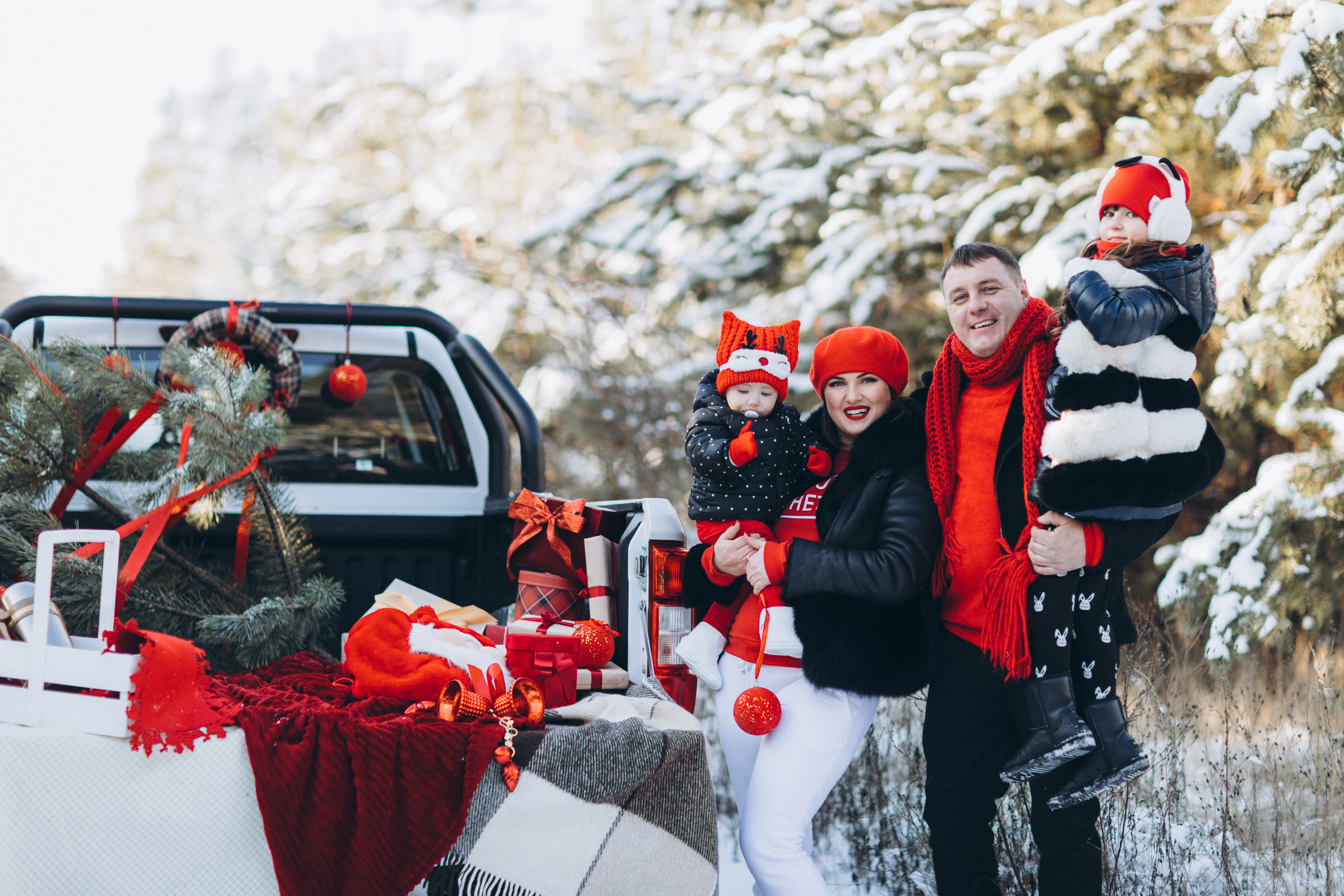 Семья и Новый Год. Семейный фотограф Оля Гладченко
