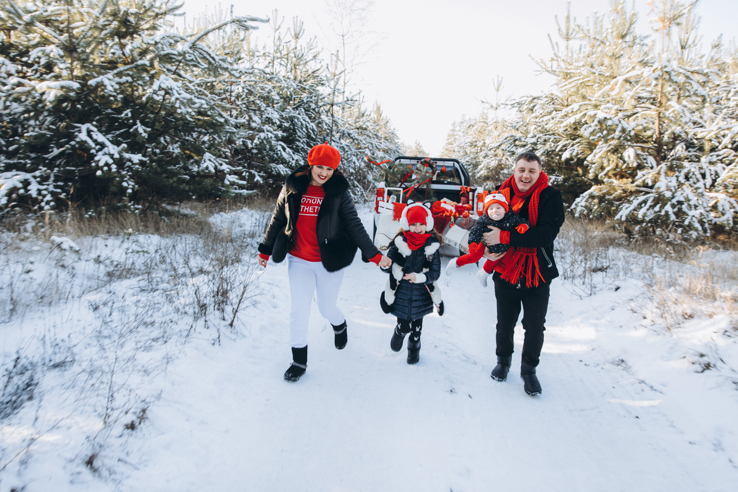 Семья и Новый Год. Семейный фотограф Оля Гладченко