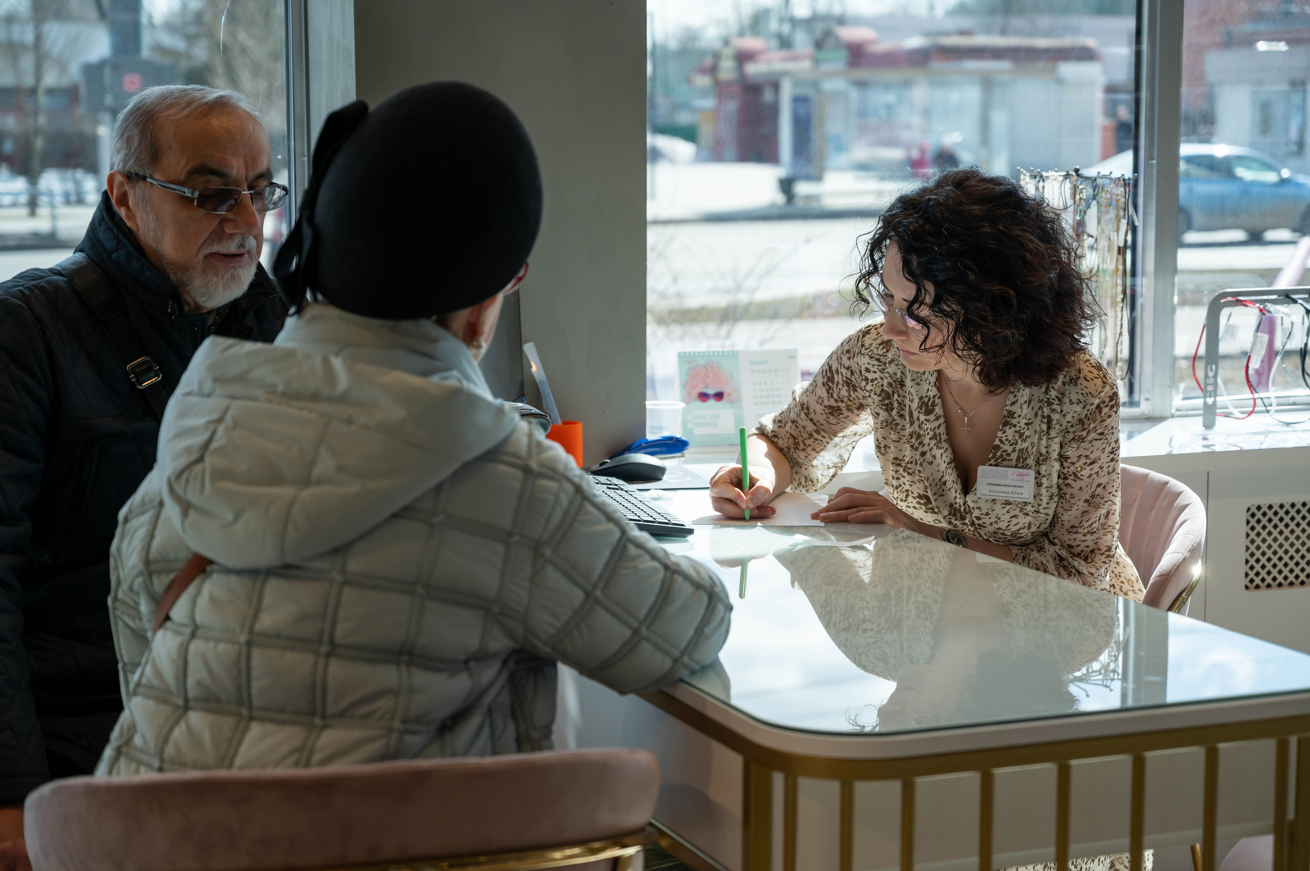 Съёмка открытия оптики