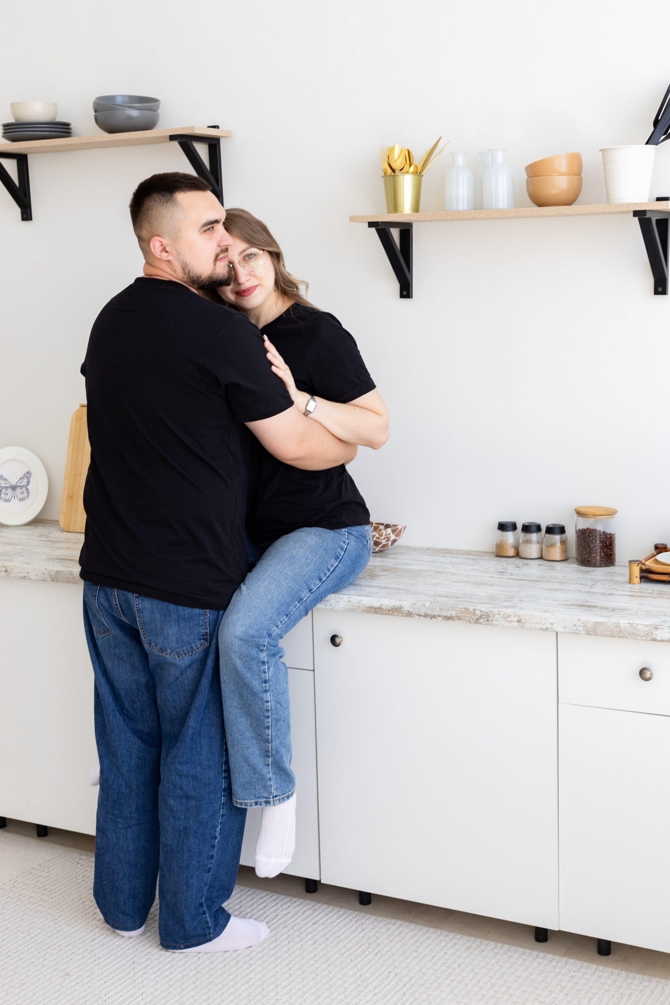 Семейная фотосессия в студии (Михаил, Крестина и Макар). Женский фотограф в Орске Новотроицке Динара Долганова