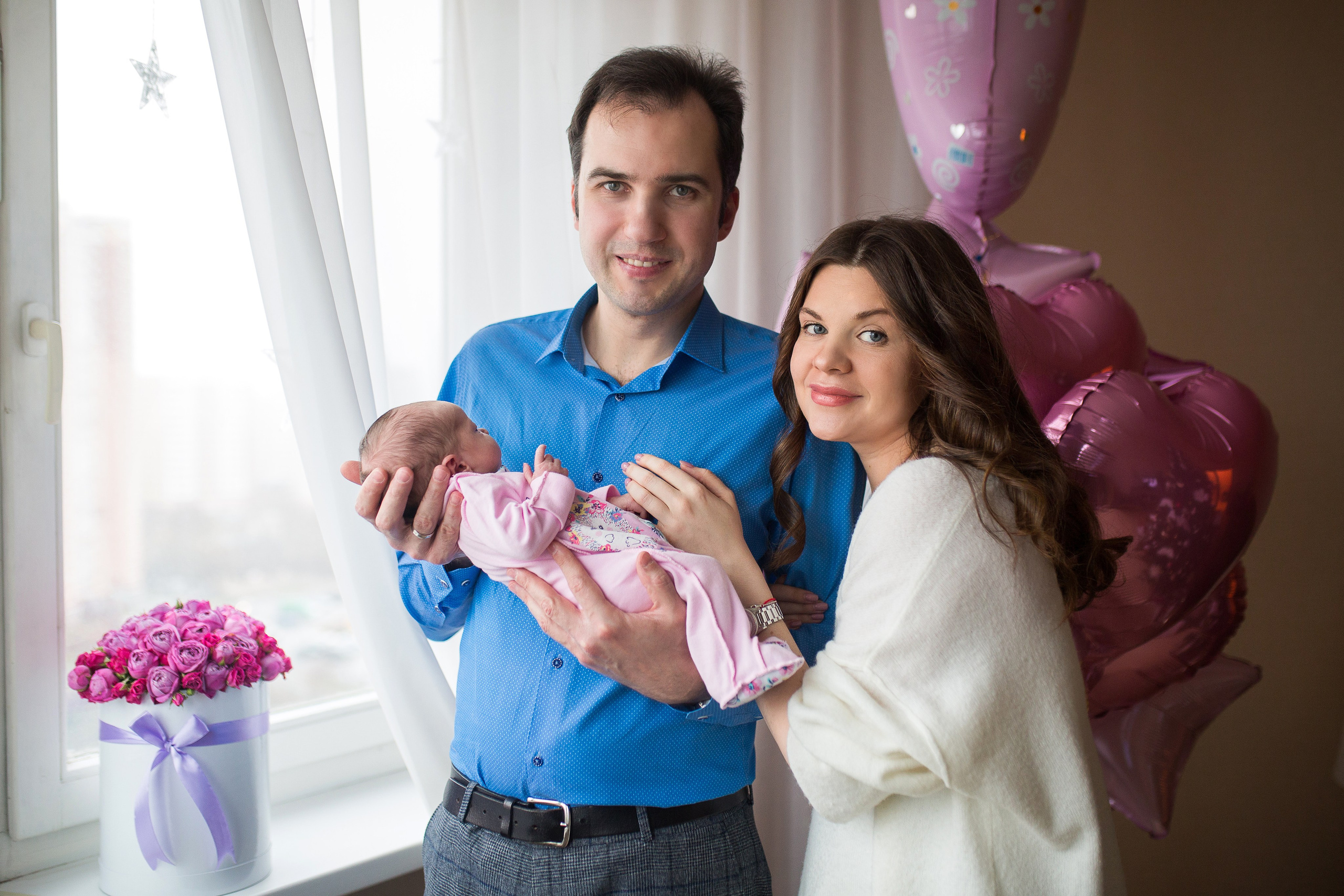 Выписка Маруси. Фотограф на Крещение, семейный фотограф в Москве