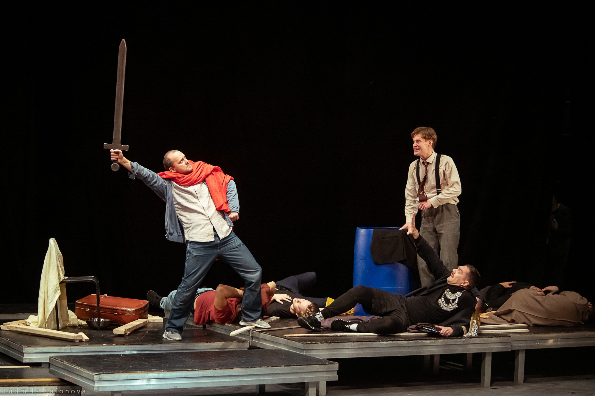 Театр Эрмитаж. Репетиция спектакля «Гамлет. Путь к отцу». Режиссёр Михаил Левитин. Lucytheatre