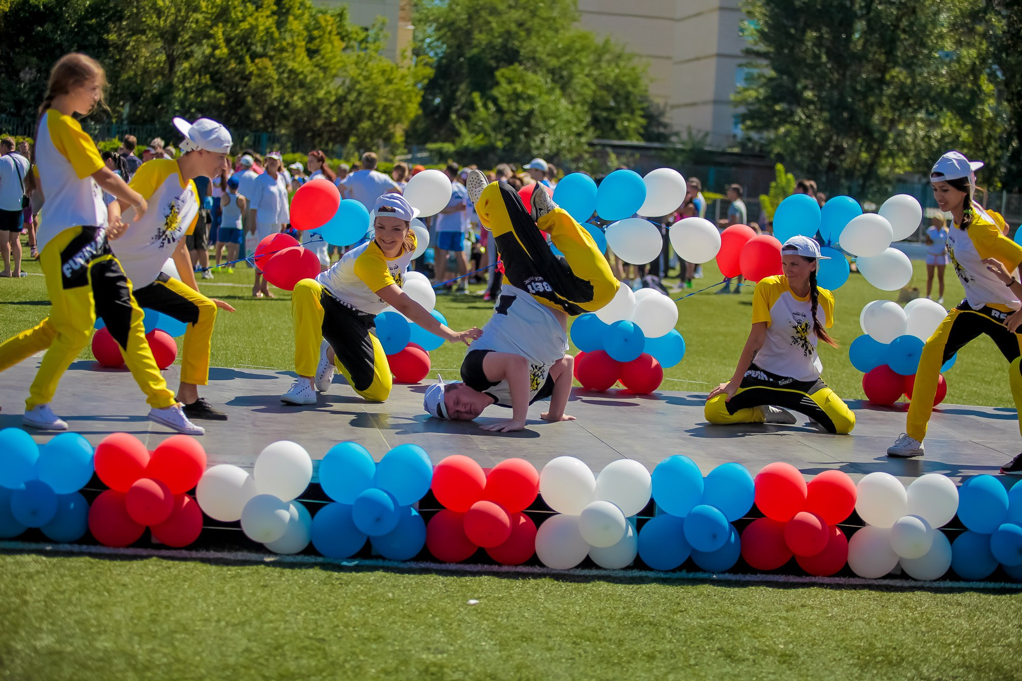 День Физкульт. Максим Матвийченко и Виктория Басова профессионалы своего дела