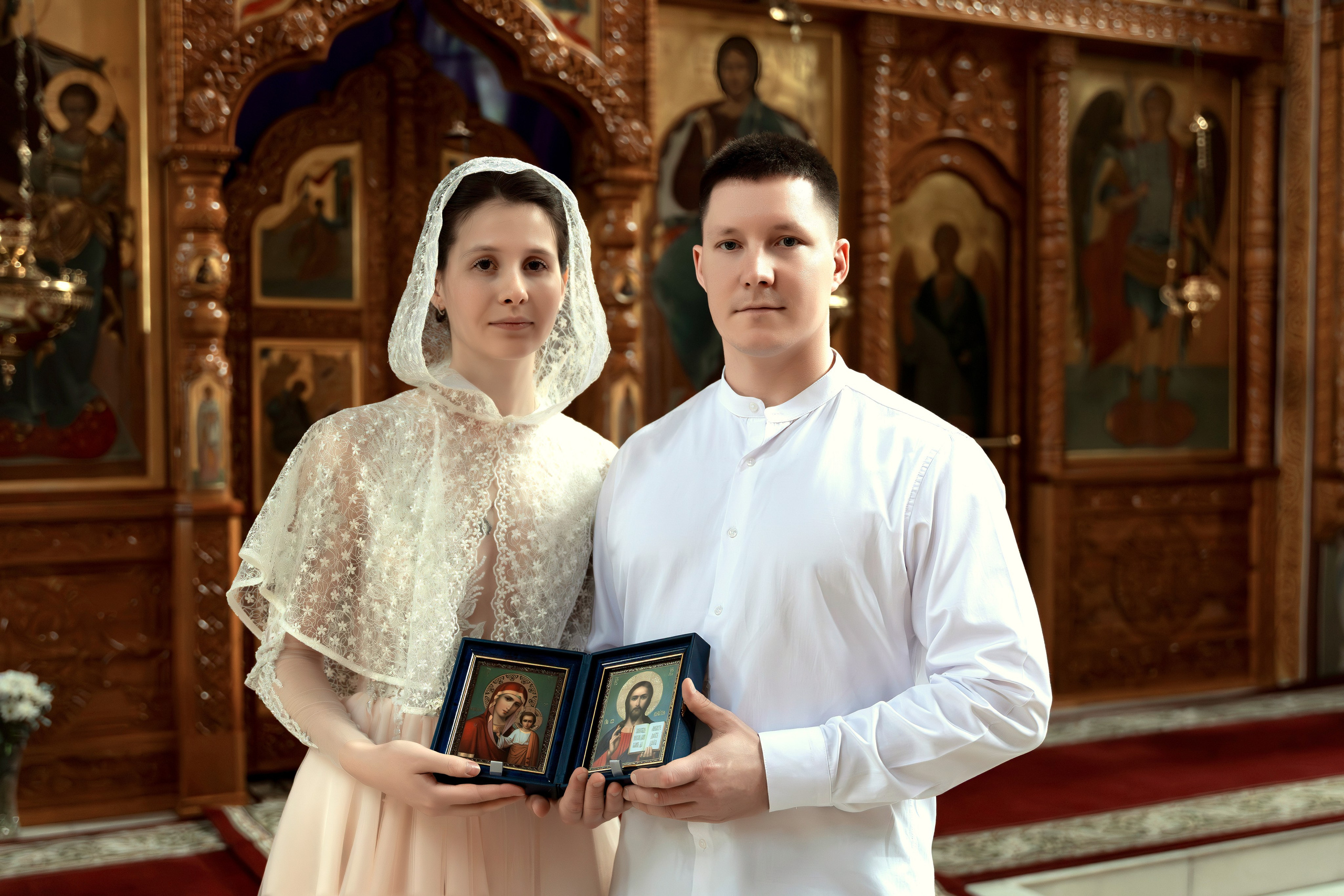 Венчание Александра и Марии. ТОП Фотограф на Крещение и Венчание Железногорск Алексей Мещеряков