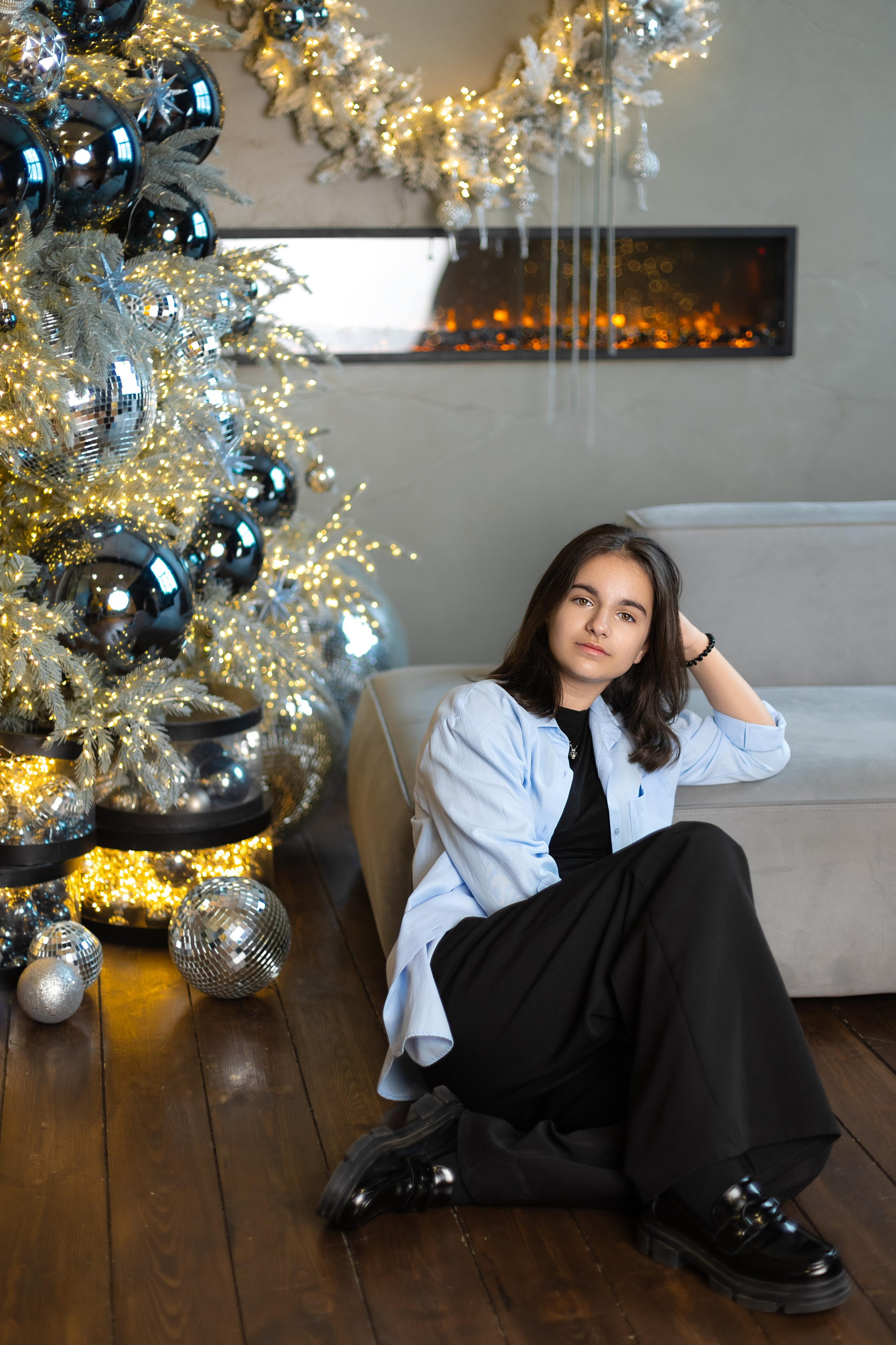 Новогодняя фотосессия 3 человека. Ирина Мезенцева | Женский и предметный фотограф | г. Омск