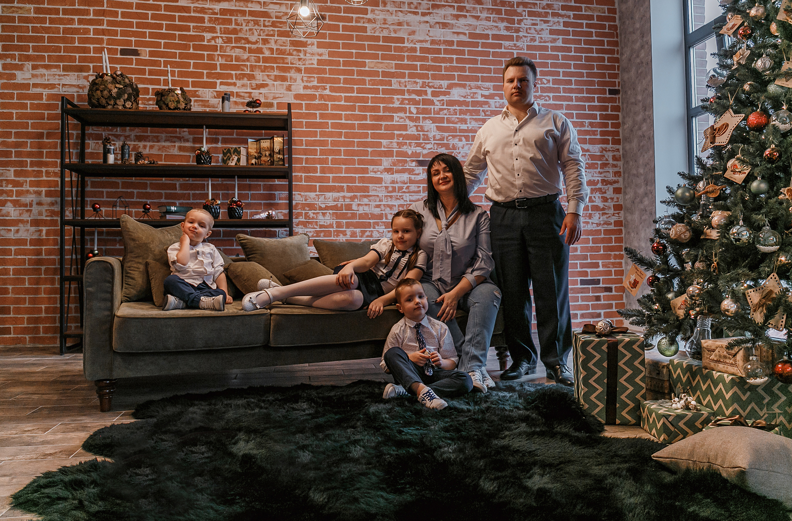 Семейные съемки в студии/дома. Фотограф Таинства Крещения в Москве и Ростове-на- Дону Елена Шенк