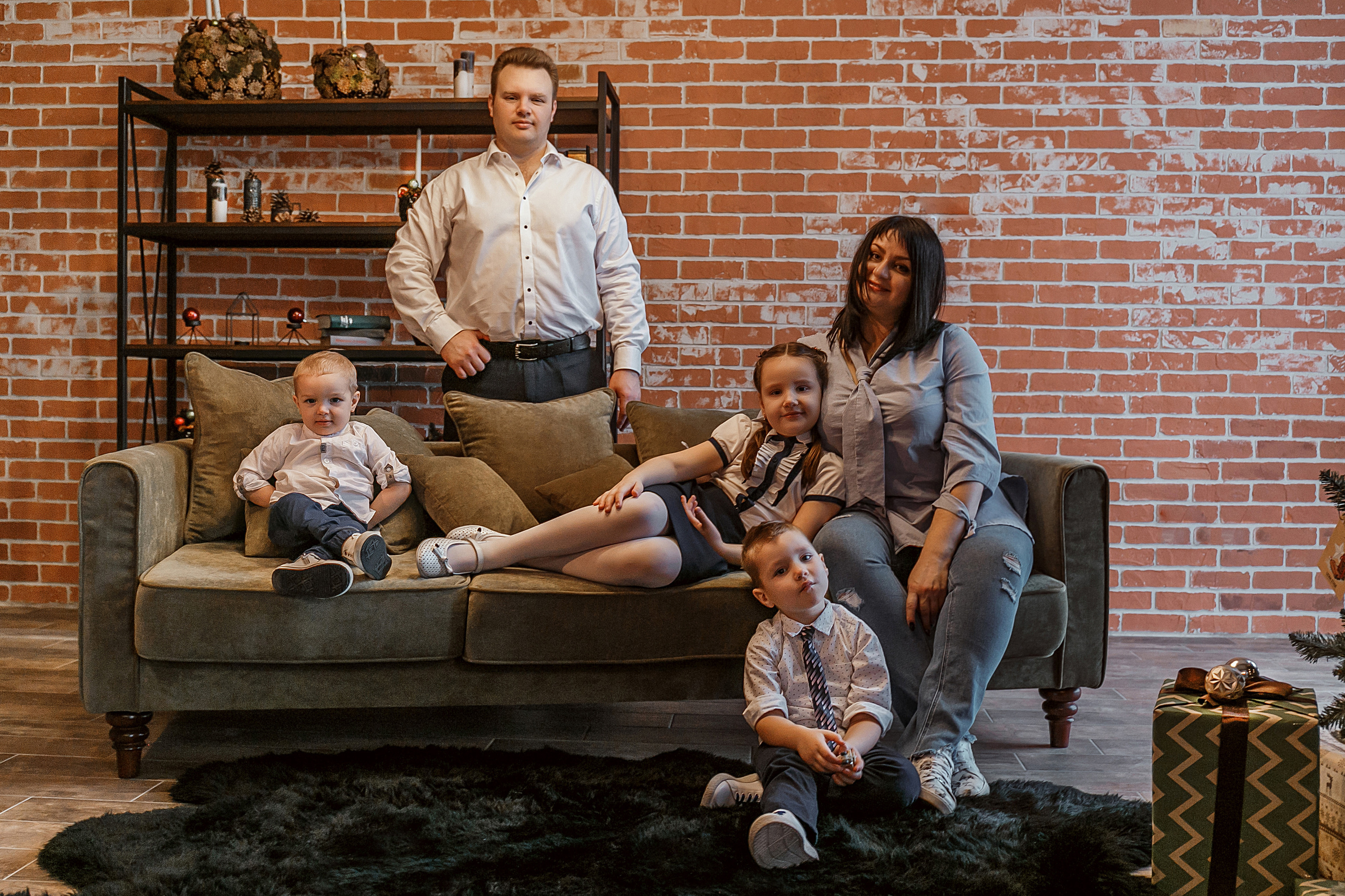 Семейные съемки в студии/дома. Фотограф Таинства Крещения в Москве и Ростове-на- Дону Елена Шенк