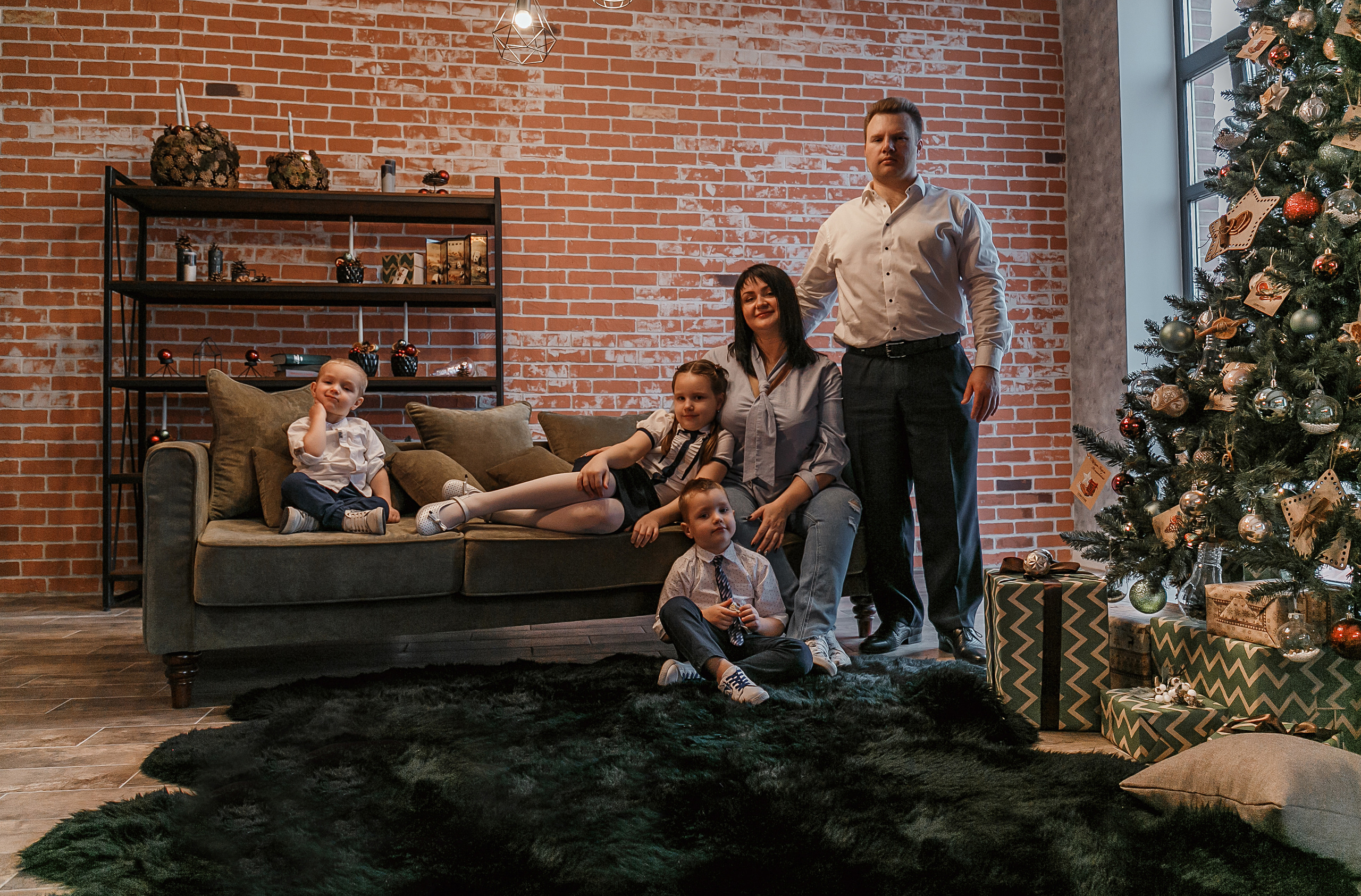 Семейные съемки в студии/дома. Фотограф Таинства Крещения в Москве и Ростове-на- Дону Елена Шенк