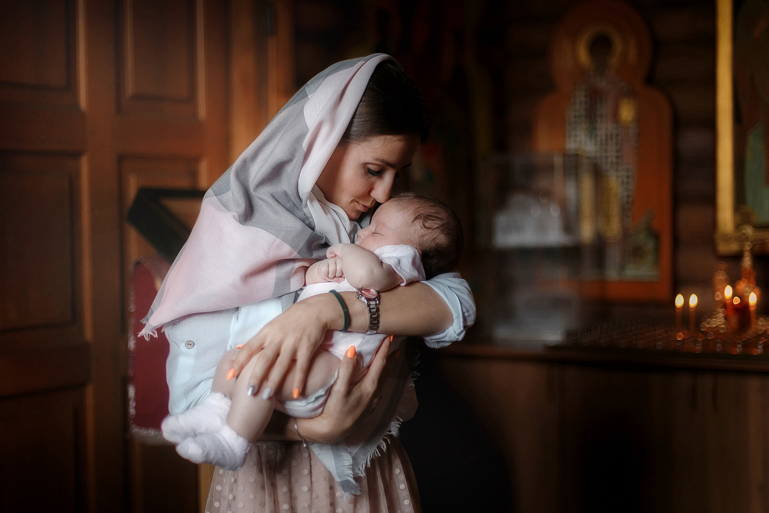 Таинство Крещения и Венчания. Фотограф Таинства Крещения в Москве и Ростове-на- Дону Елена Шенк