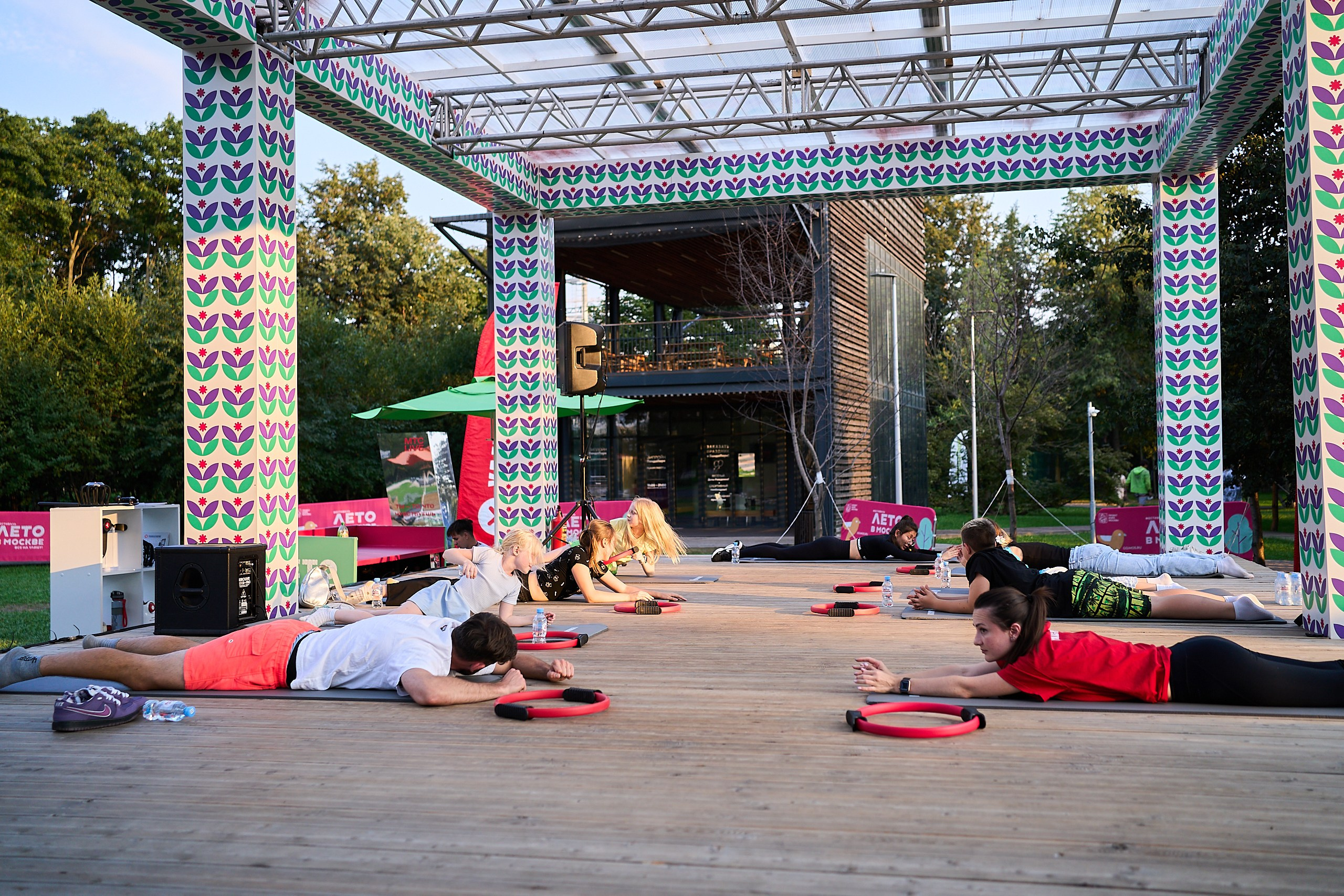 Yamaguchi / открытая тренировка «в стиле Пилатес». Фотограф и Видеограф в Москве. Олег Корушев