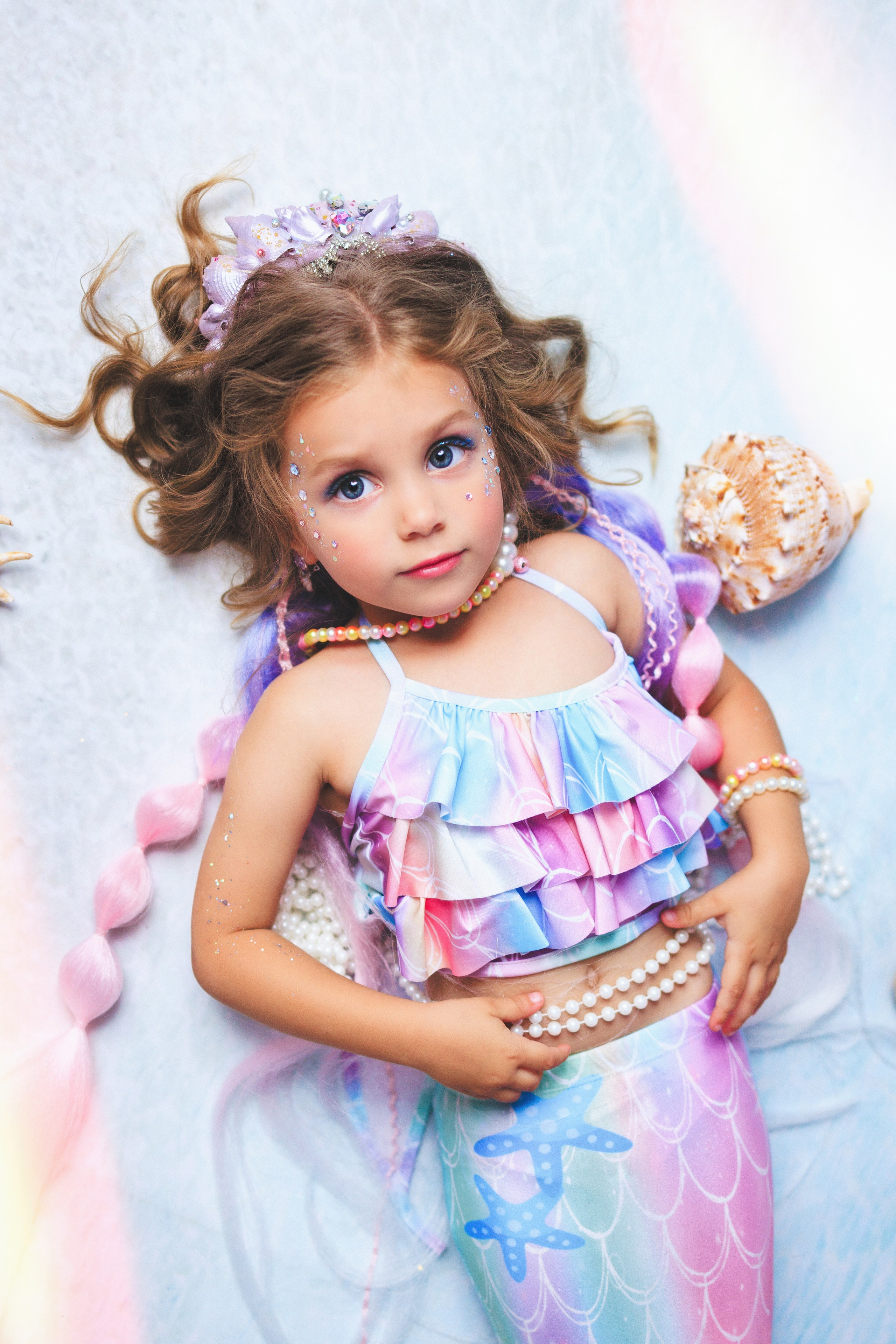 Детская фотосессия в образе «РУСАЛОЧКА», город Краснодар. Семейный и детский фотограф в Краснодаре Анна Трашкова