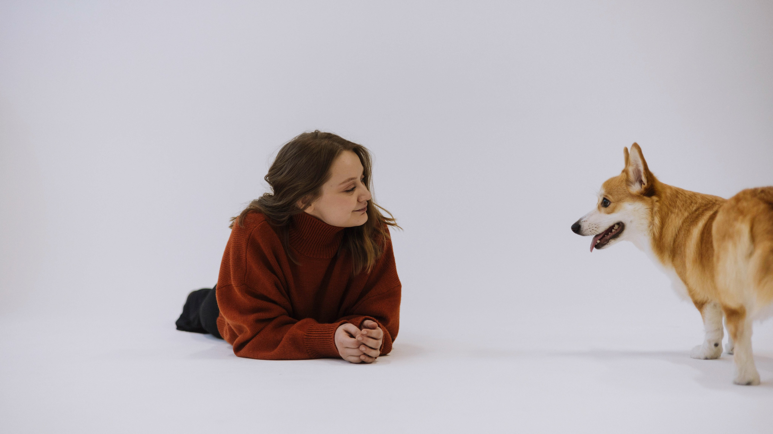 Настя и Мия. Фотограф-анималист Богданова Полина