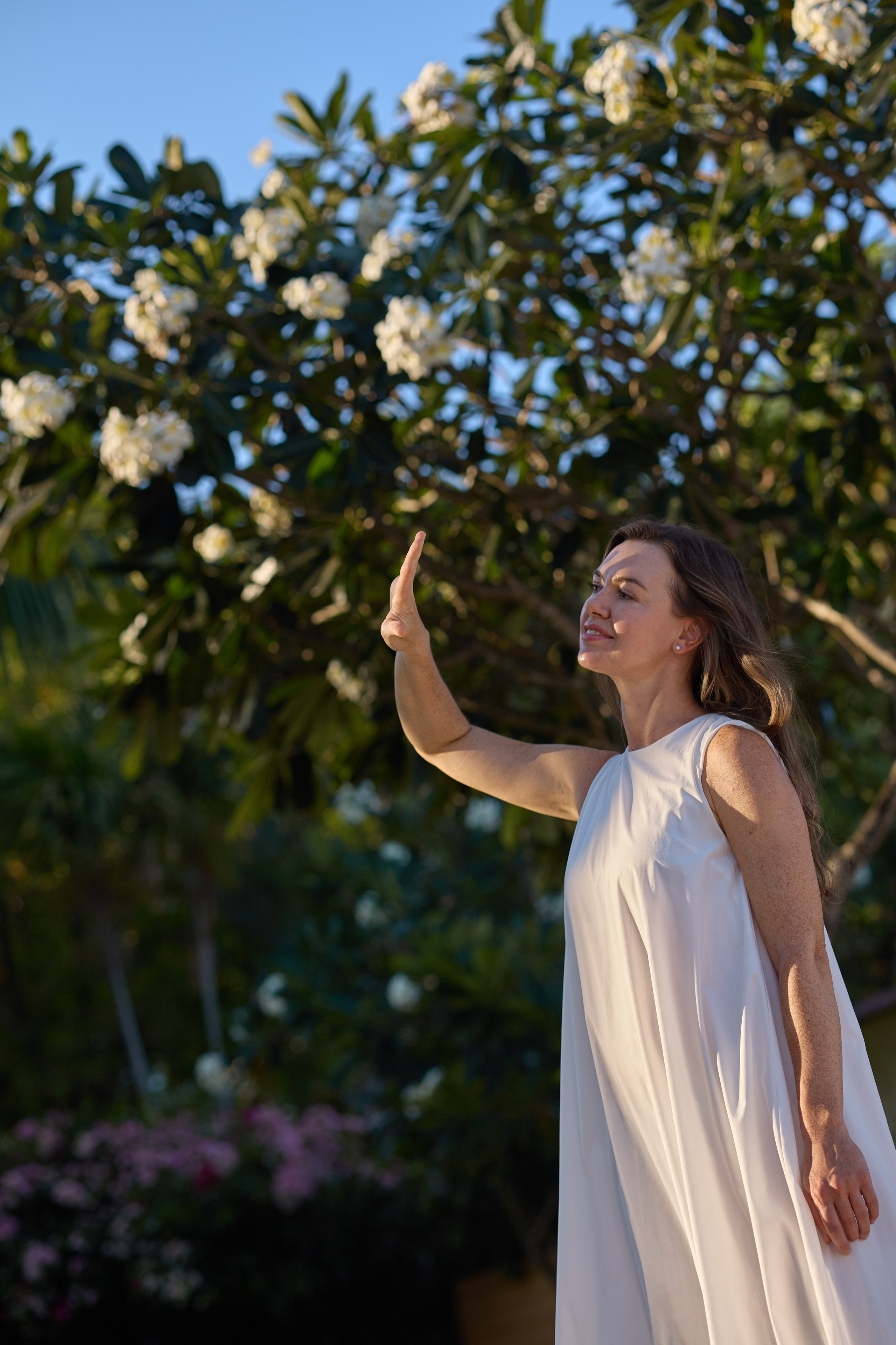 Съёмка мамы с дочкой на море