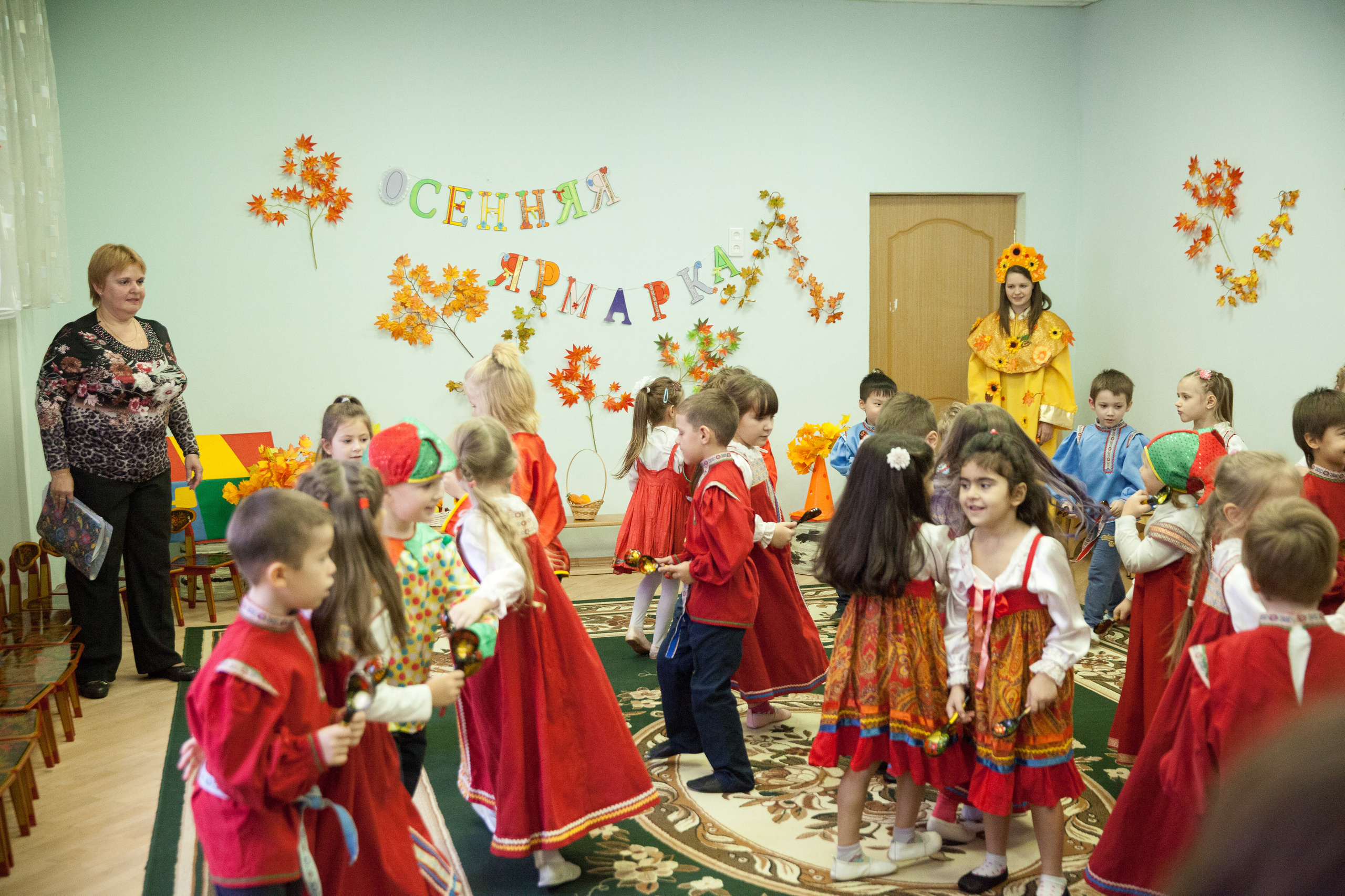 Праздник осени в саду. Фотограф в Москве Наталья Антипина
