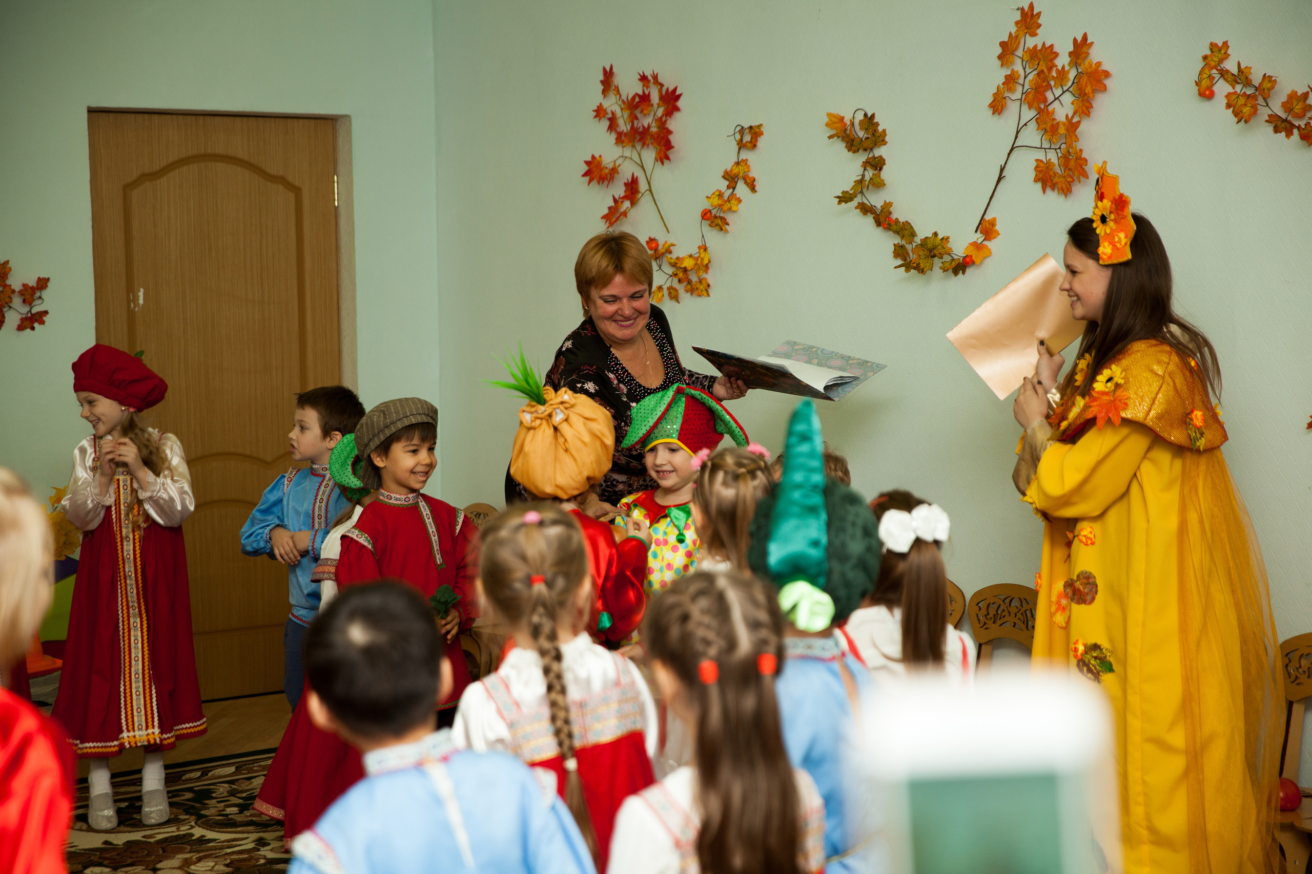 Праздник осени в саду. Фотограф в Москве Наталья Антипина