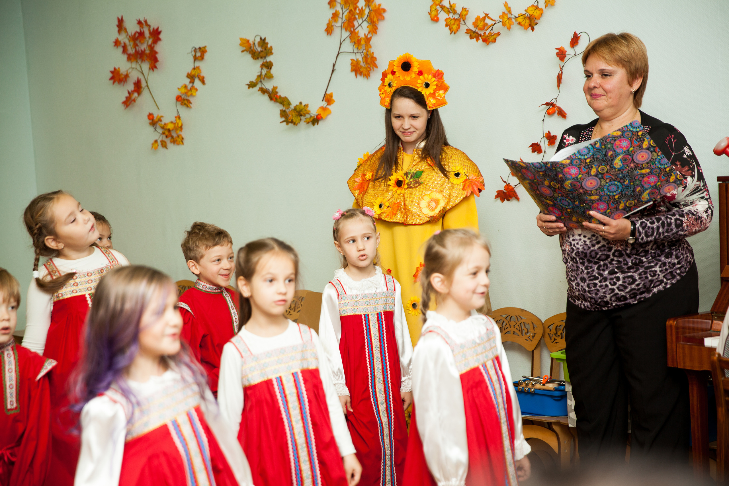 Праздник осени в саду. Фотограф в Москве Наталья Антипина
