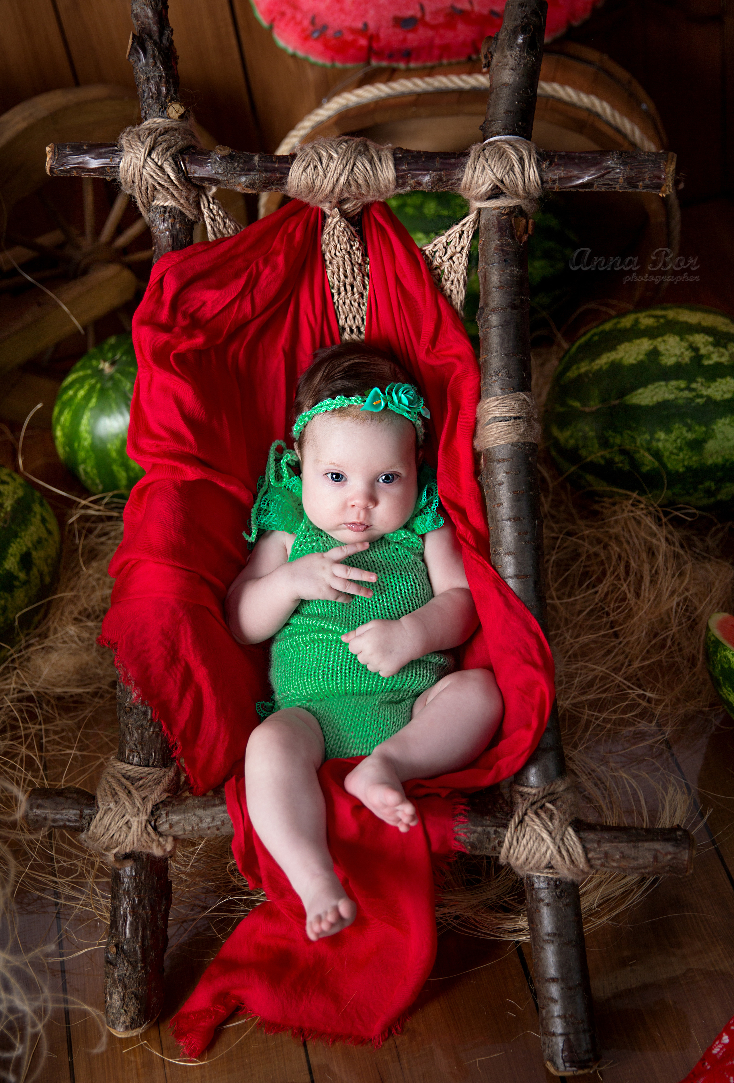 Фотопроект АРБУЗИКИ. Фотограф новорожденных, детей до года и беременных в Симферополе