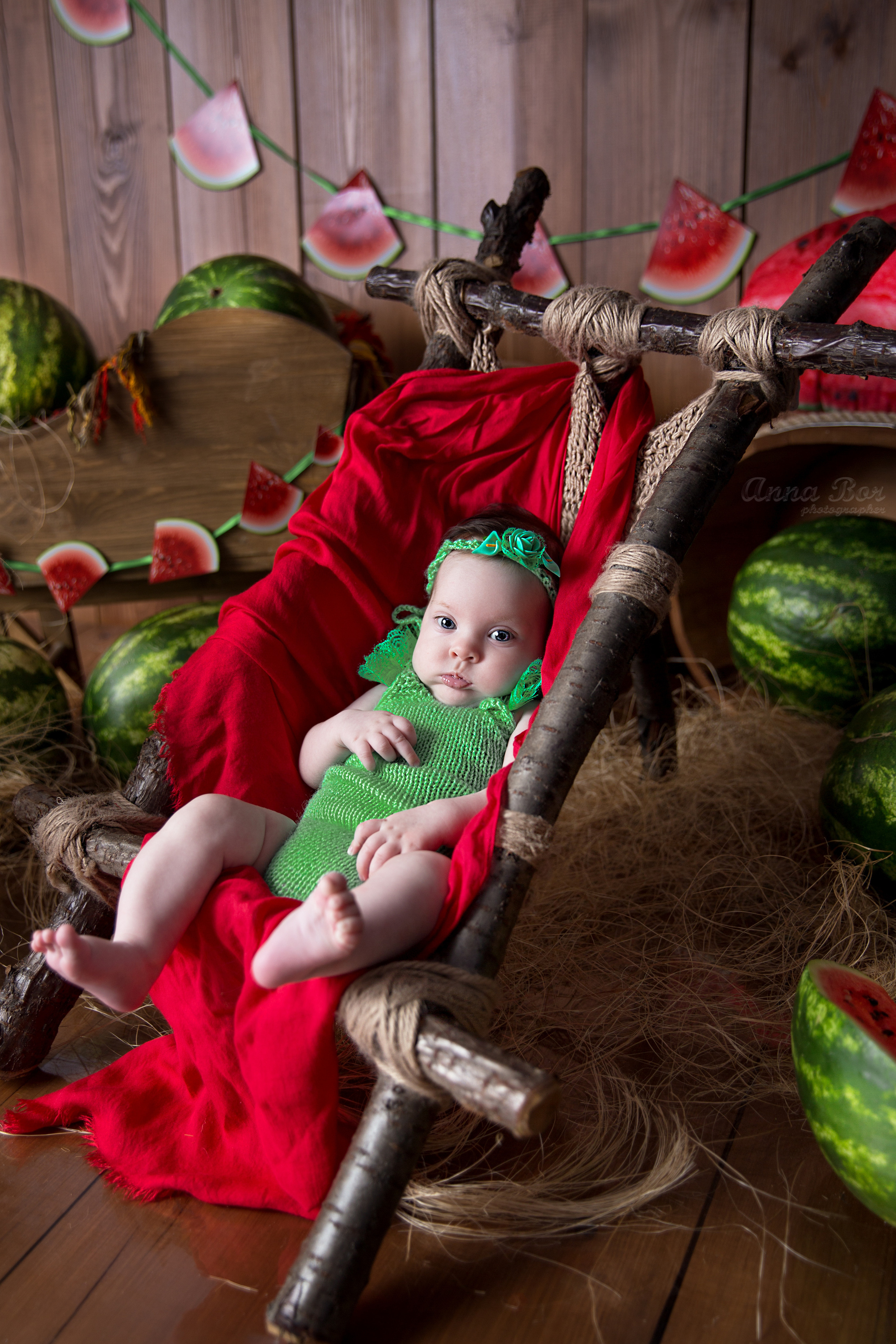 Фотопроект АРБУЗИКИ. Фотограф новорожденных, детей до года и беременных в Симферополе
